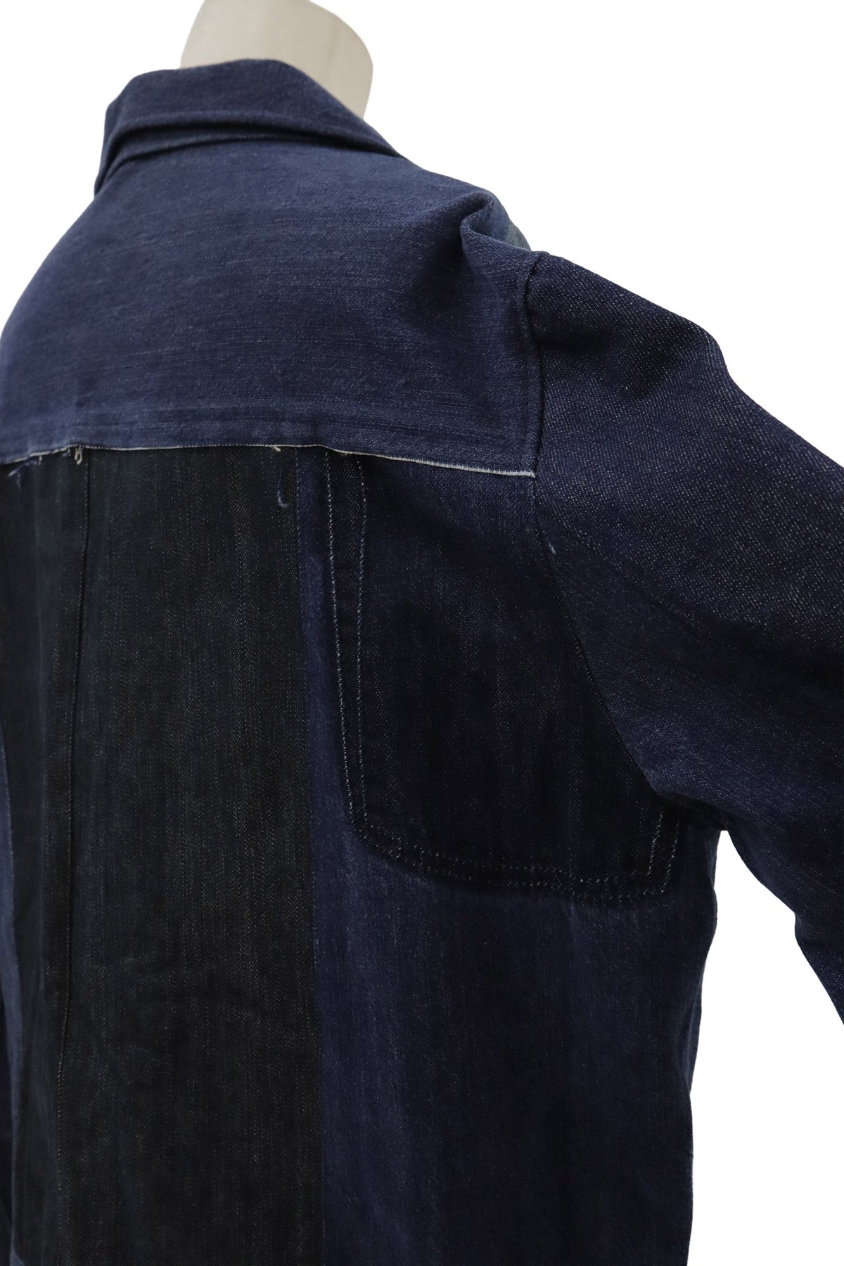 patchwork denim jacket/RM-［2608-096］