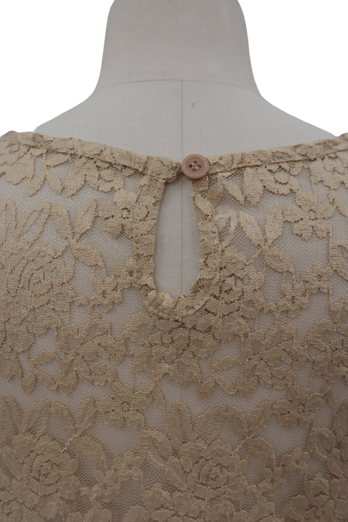 lace puff shoulder top/RM-［2607-021］