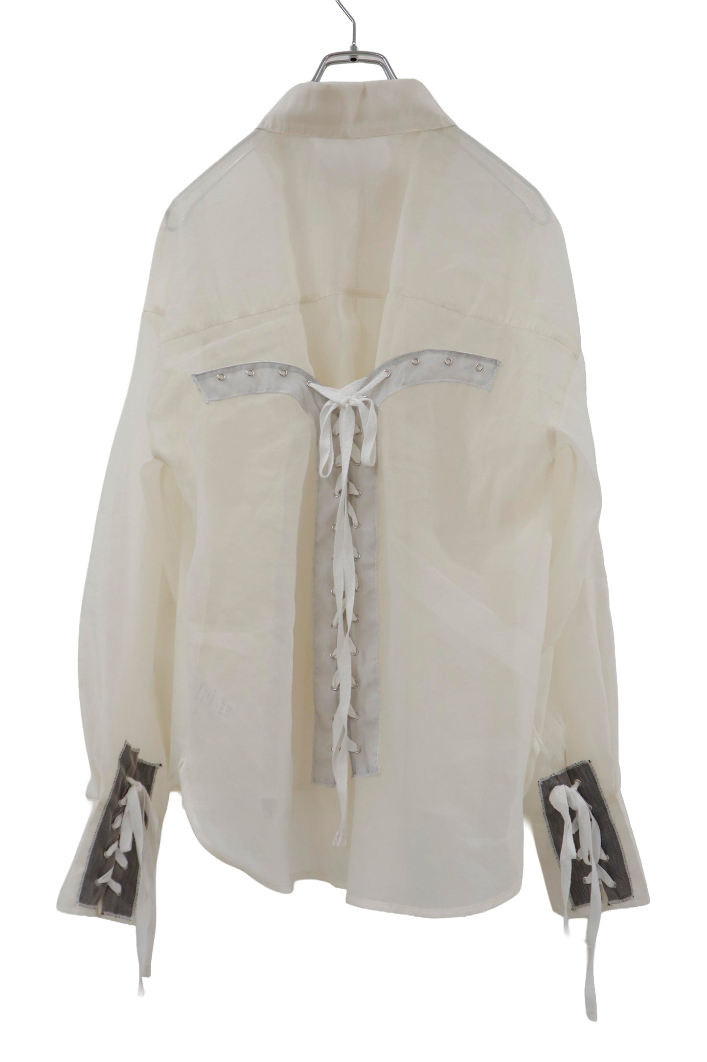 lace up contemporary shirt/RM-［2605-051］