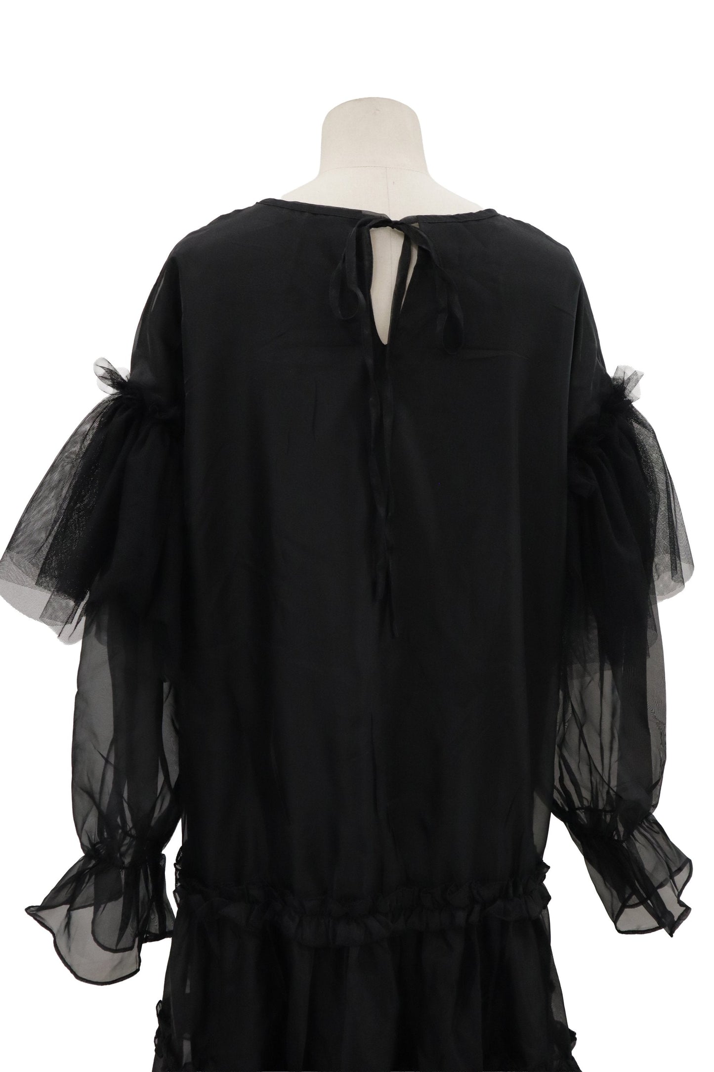 organza frill dress/RM-［2606-027］