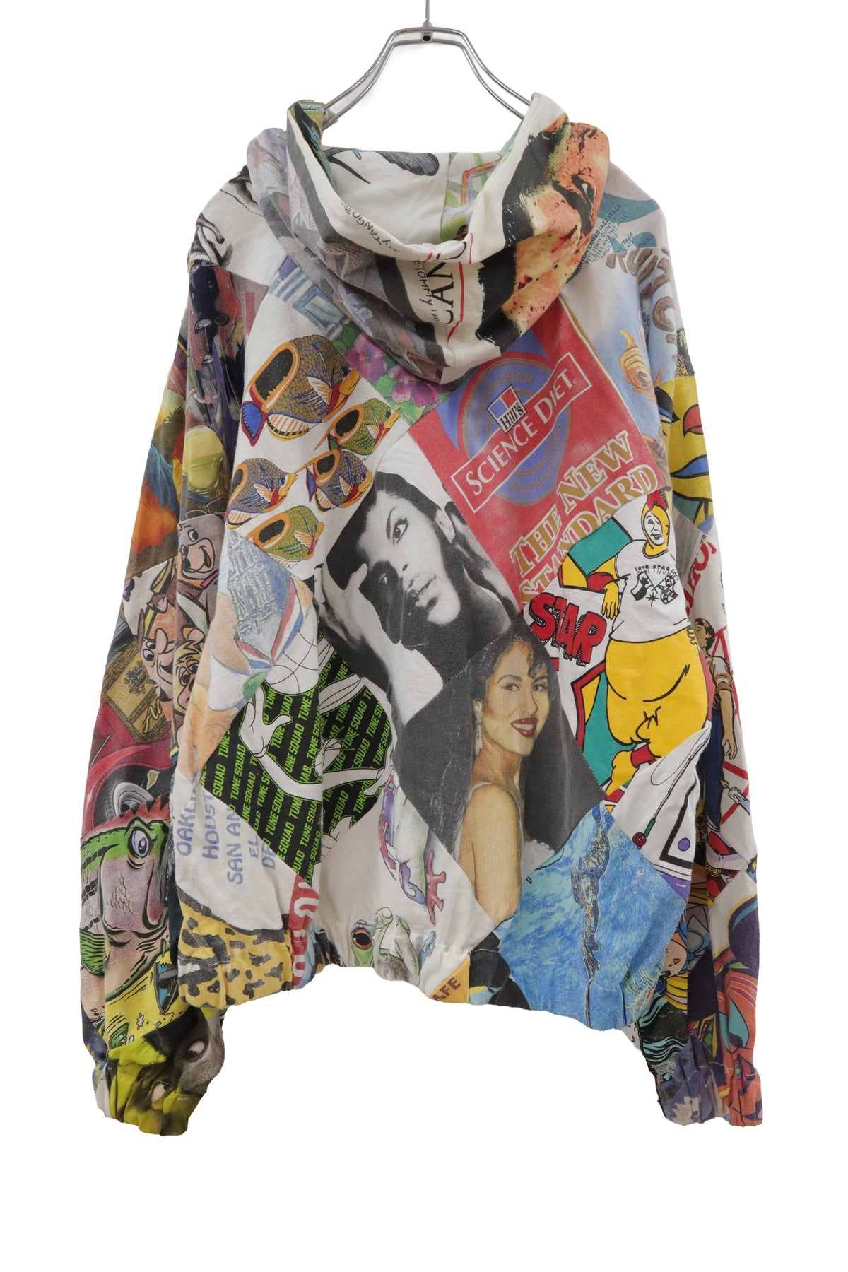 patchwork zip f hoodie/RM-［2608-093］