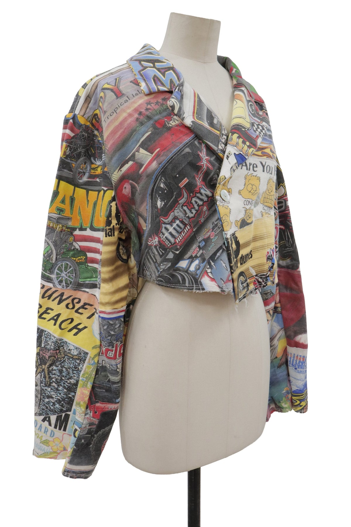 patchwork jacket/RM-［2608-095］