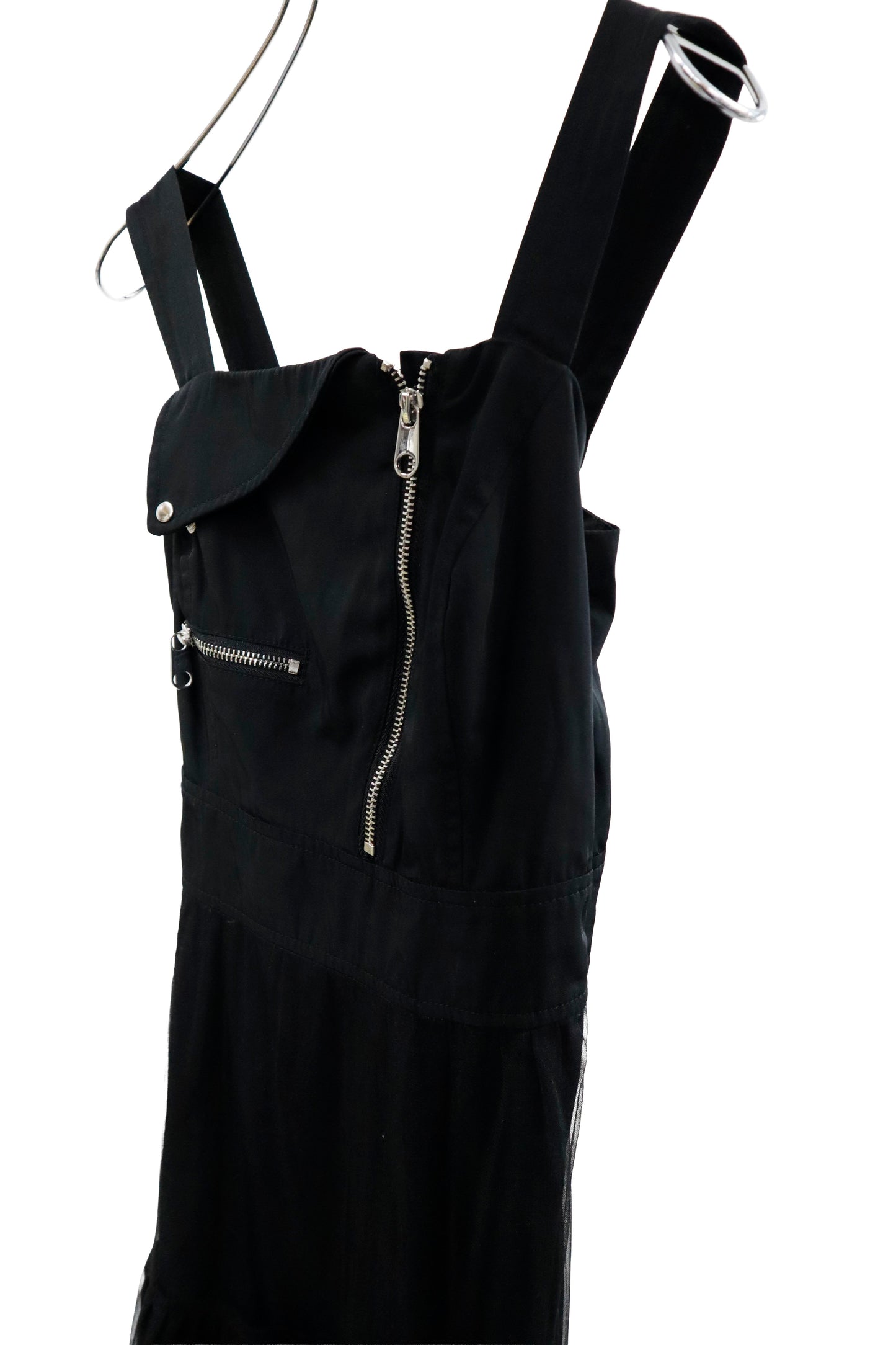 zip dress/U-［2605-001］