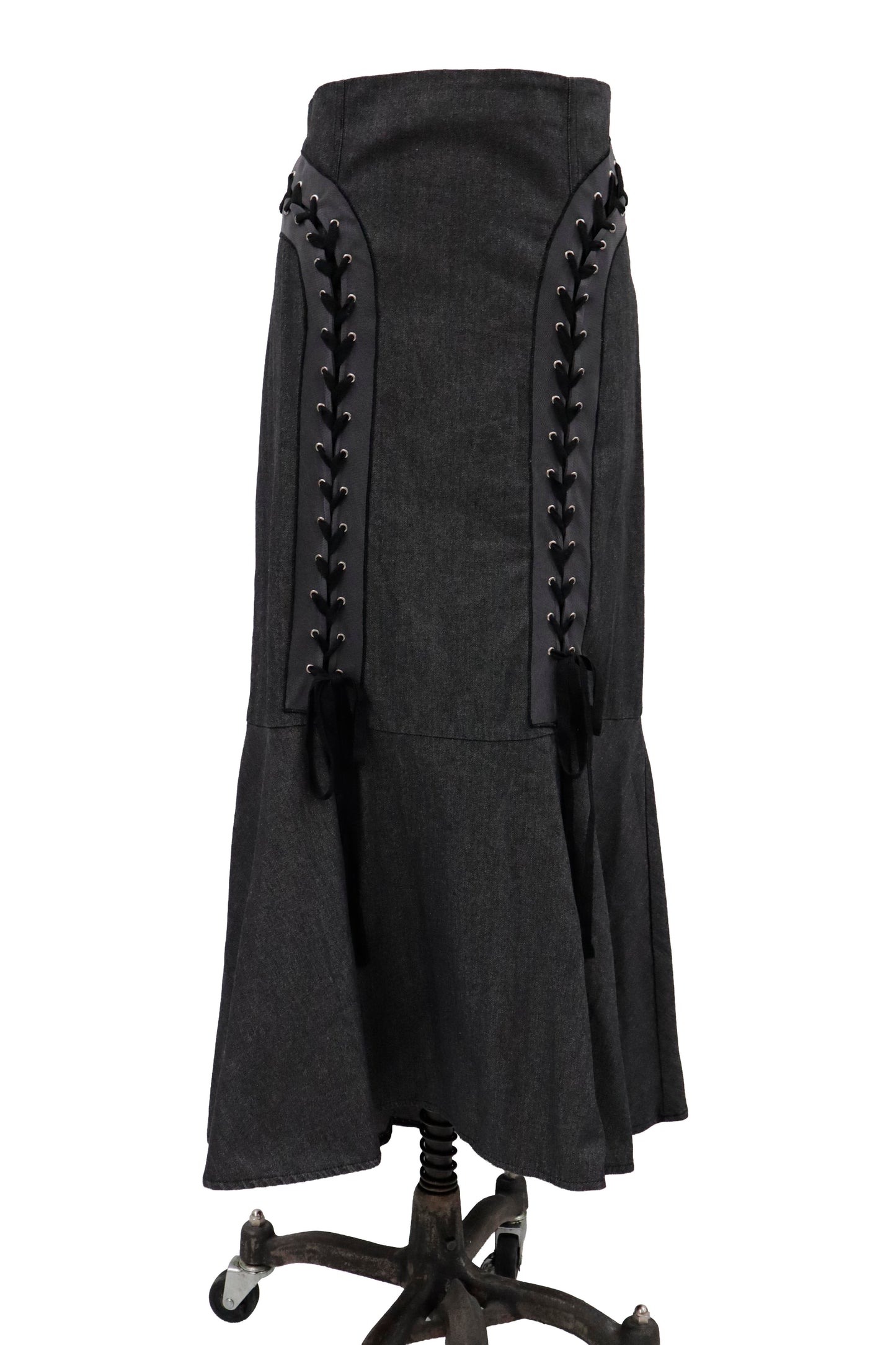 lace up skirt/RM-［2605-057］