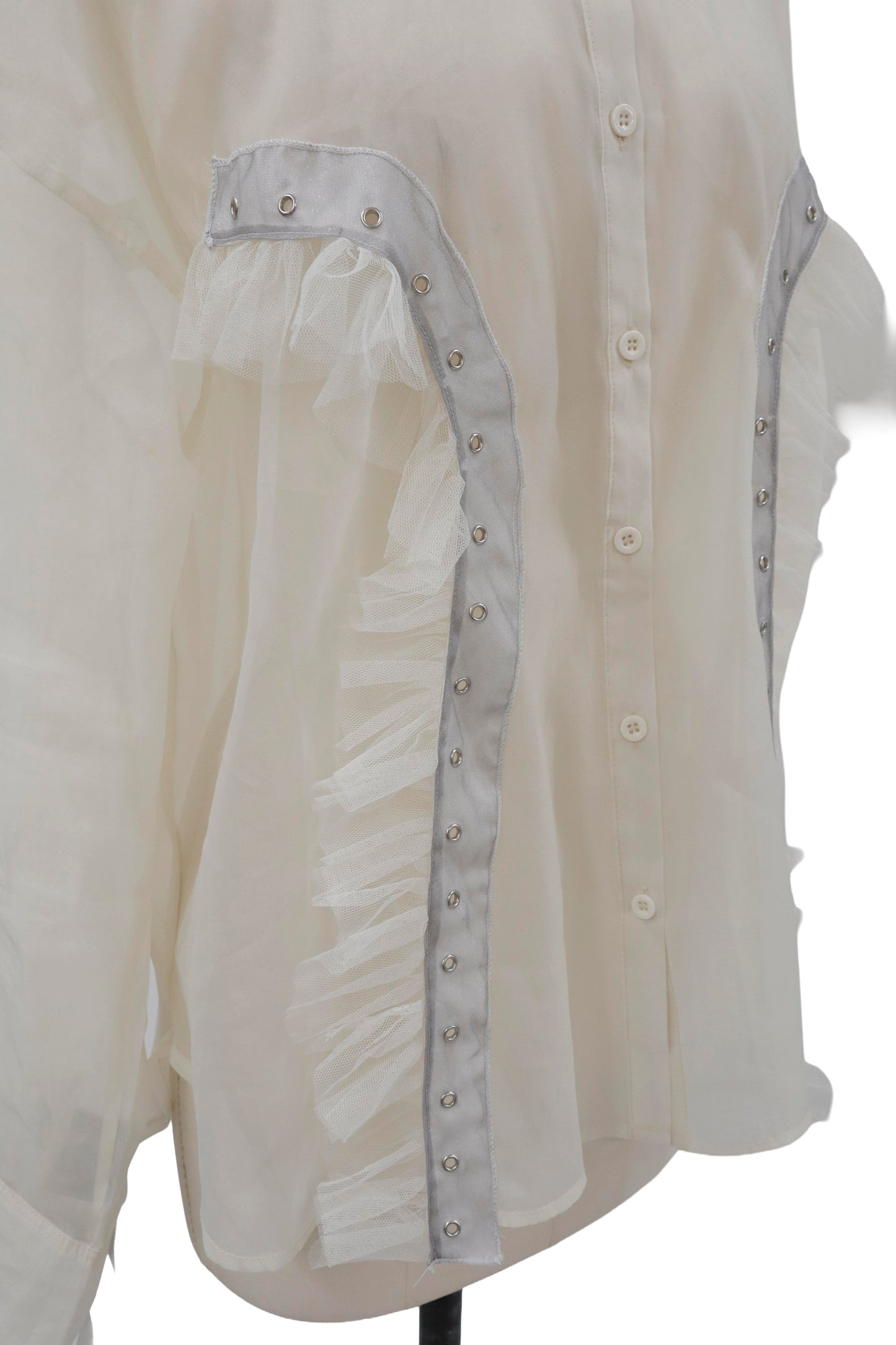 lace up contemporary shirt/RM-［2605-051］
