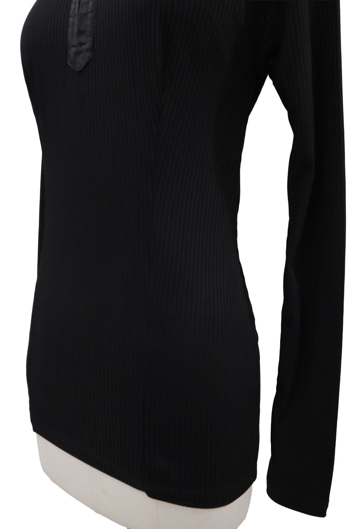 half zip rib tops/RM-［2608-036］