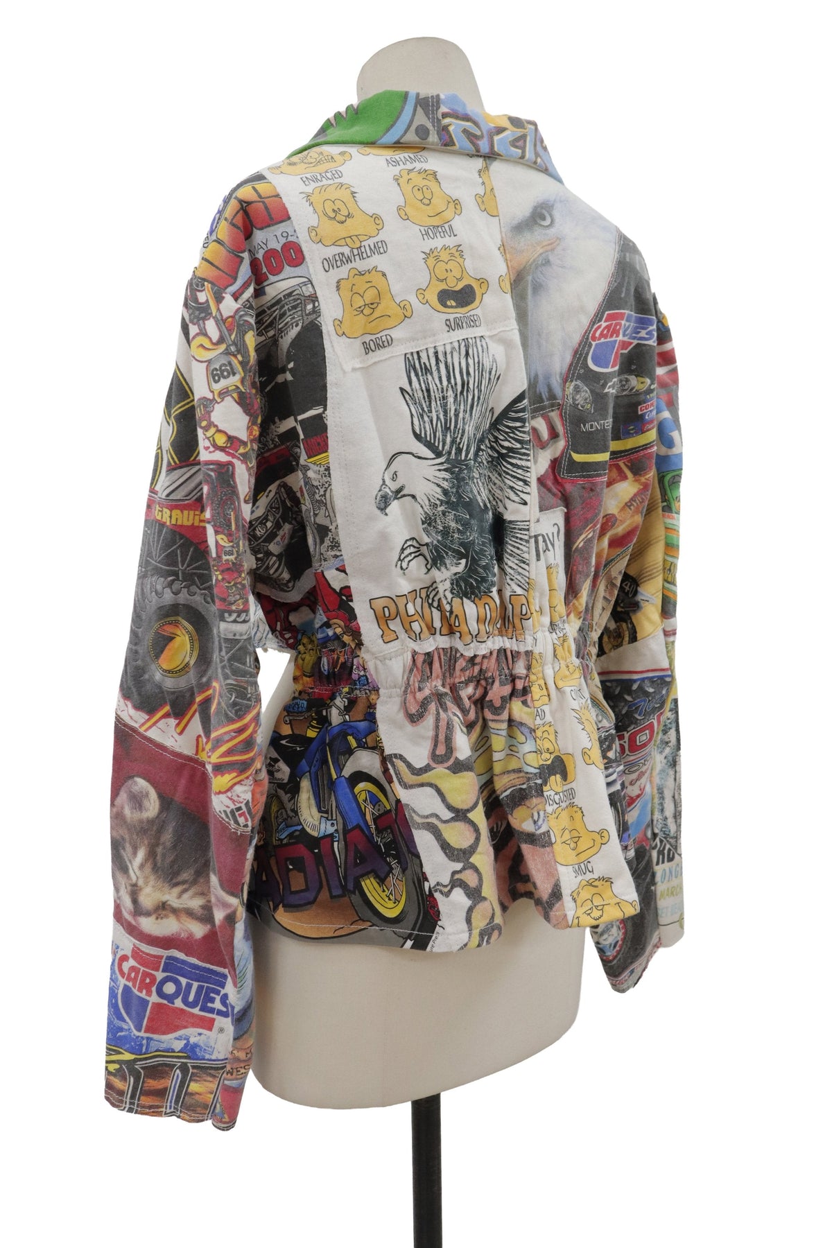 patchwork jacket/RM-［2608-095］