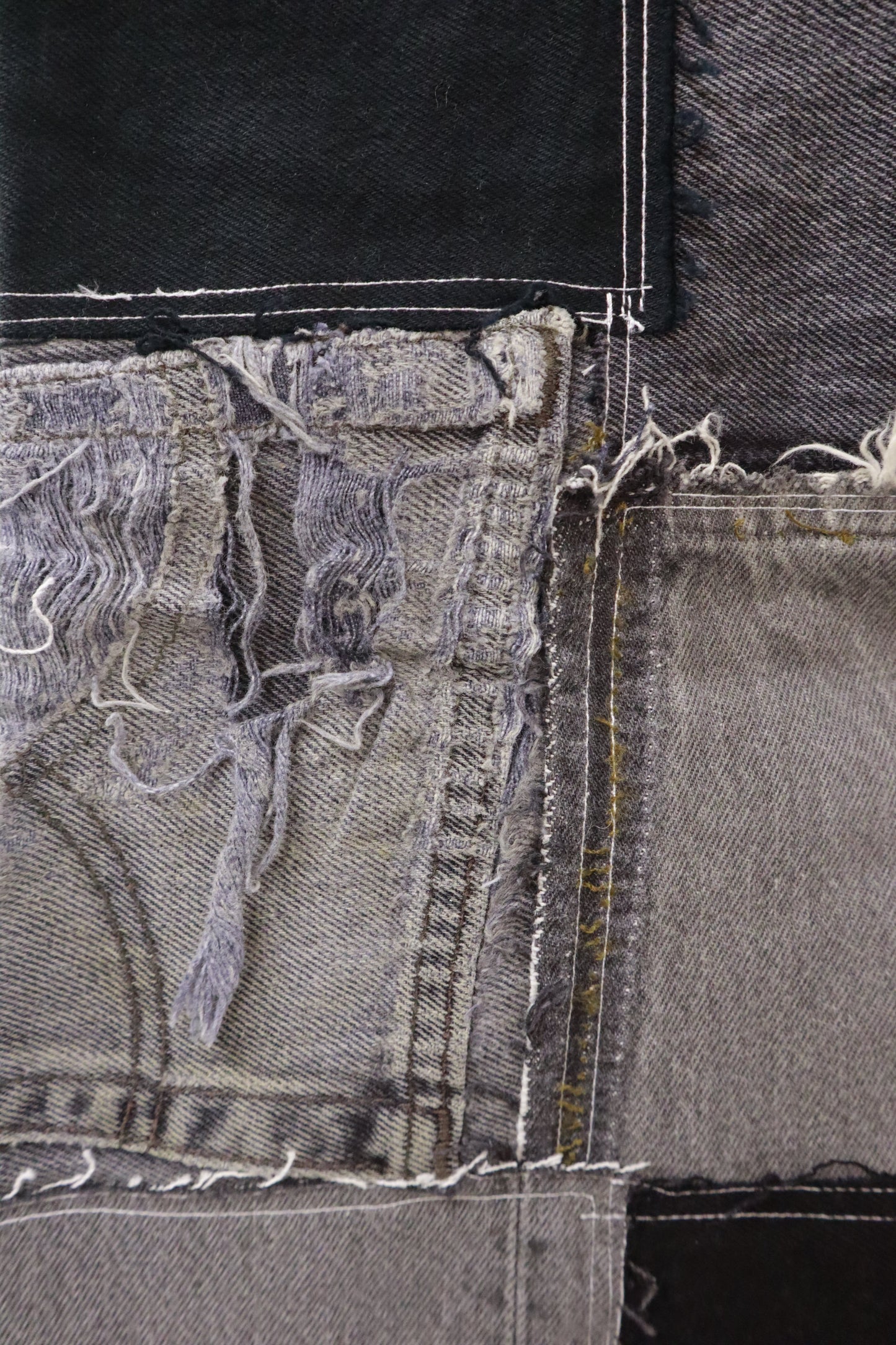 patchwork punk pants/RM-［2511-045］