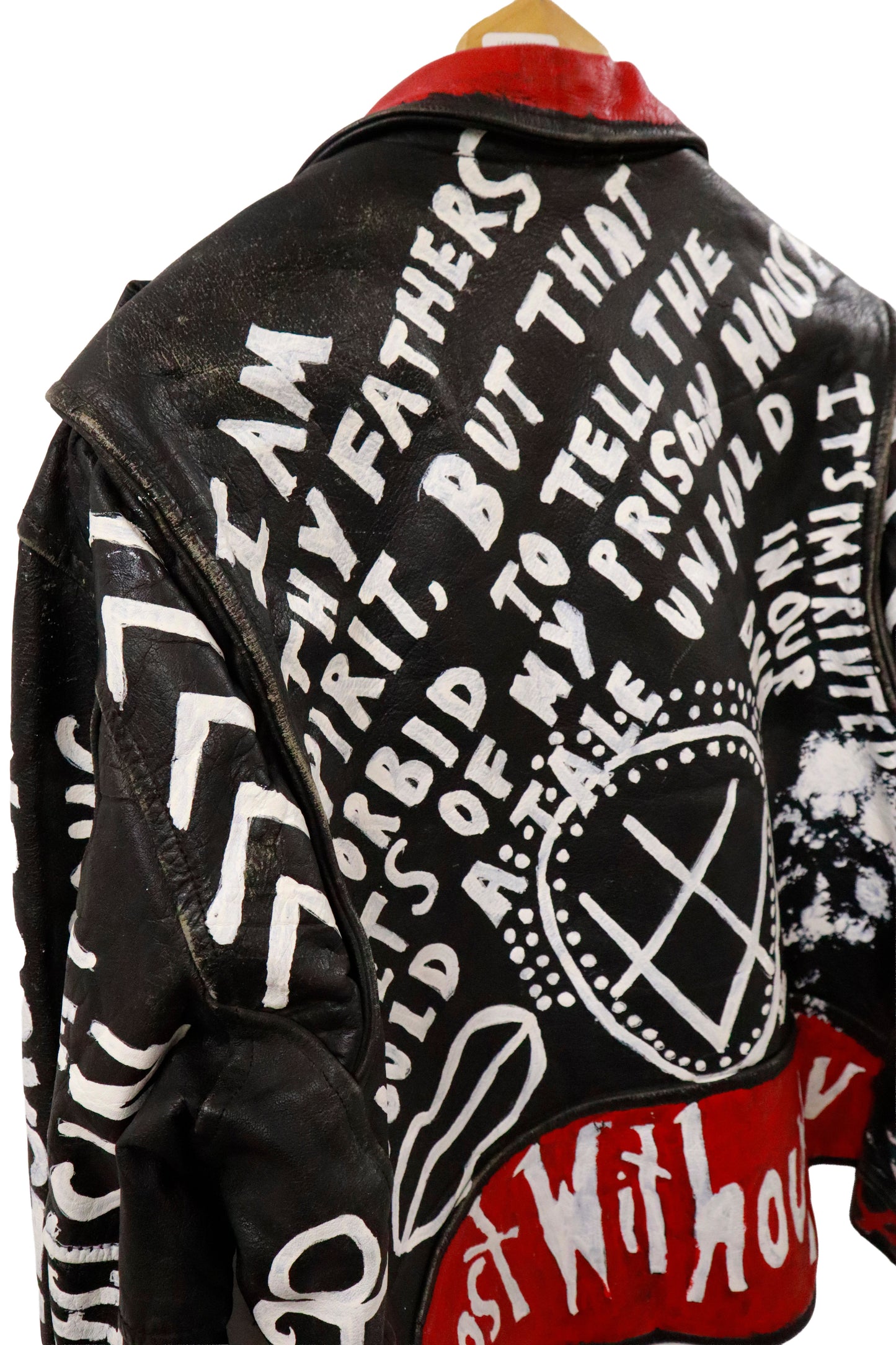 80’s leather riders jacket / NV-［2601-044］
