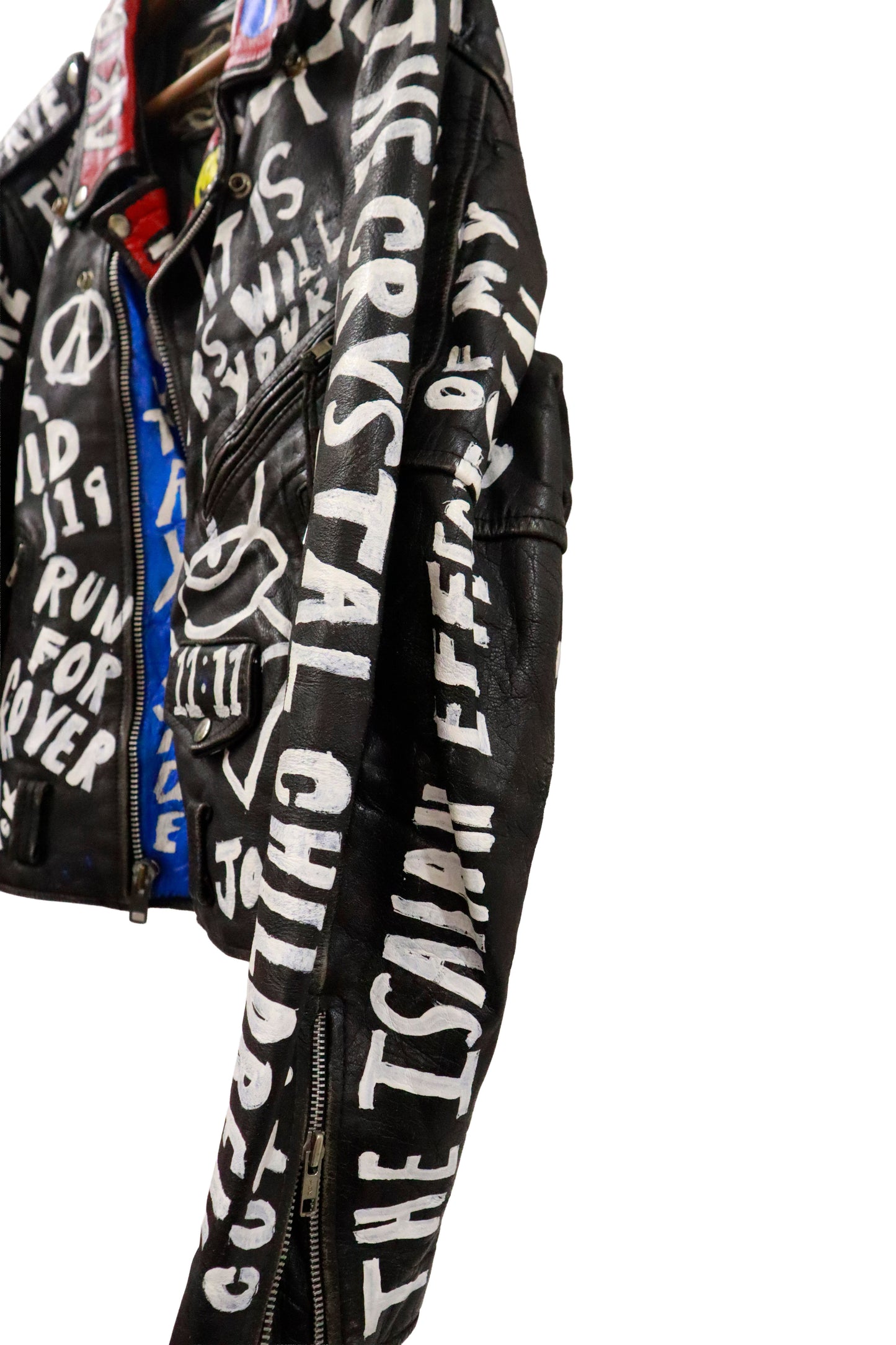 80’s leather riders jacket / NV-［2601-044］