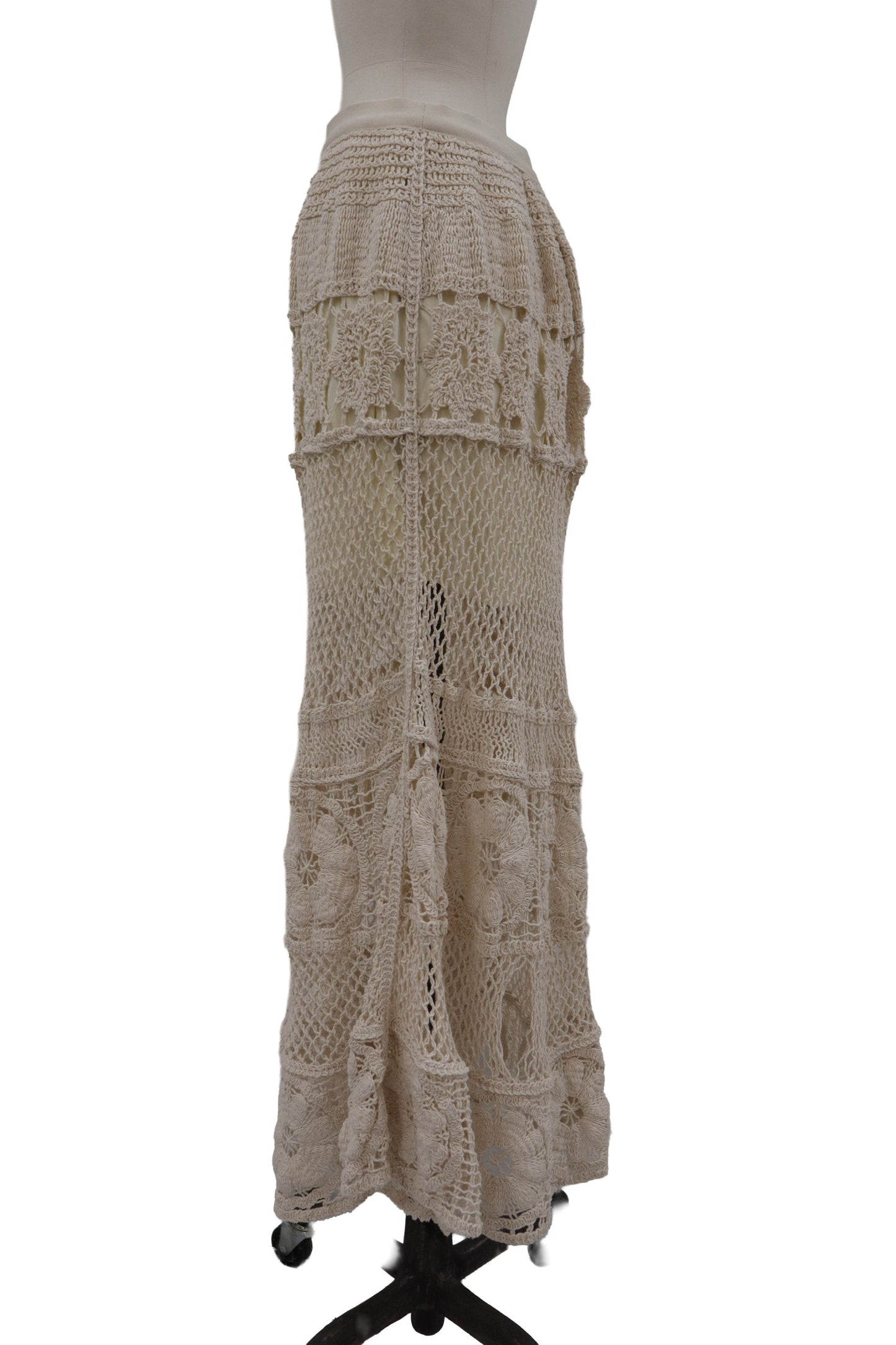 lace mermaid maxi skirt/RM-［2607-022］