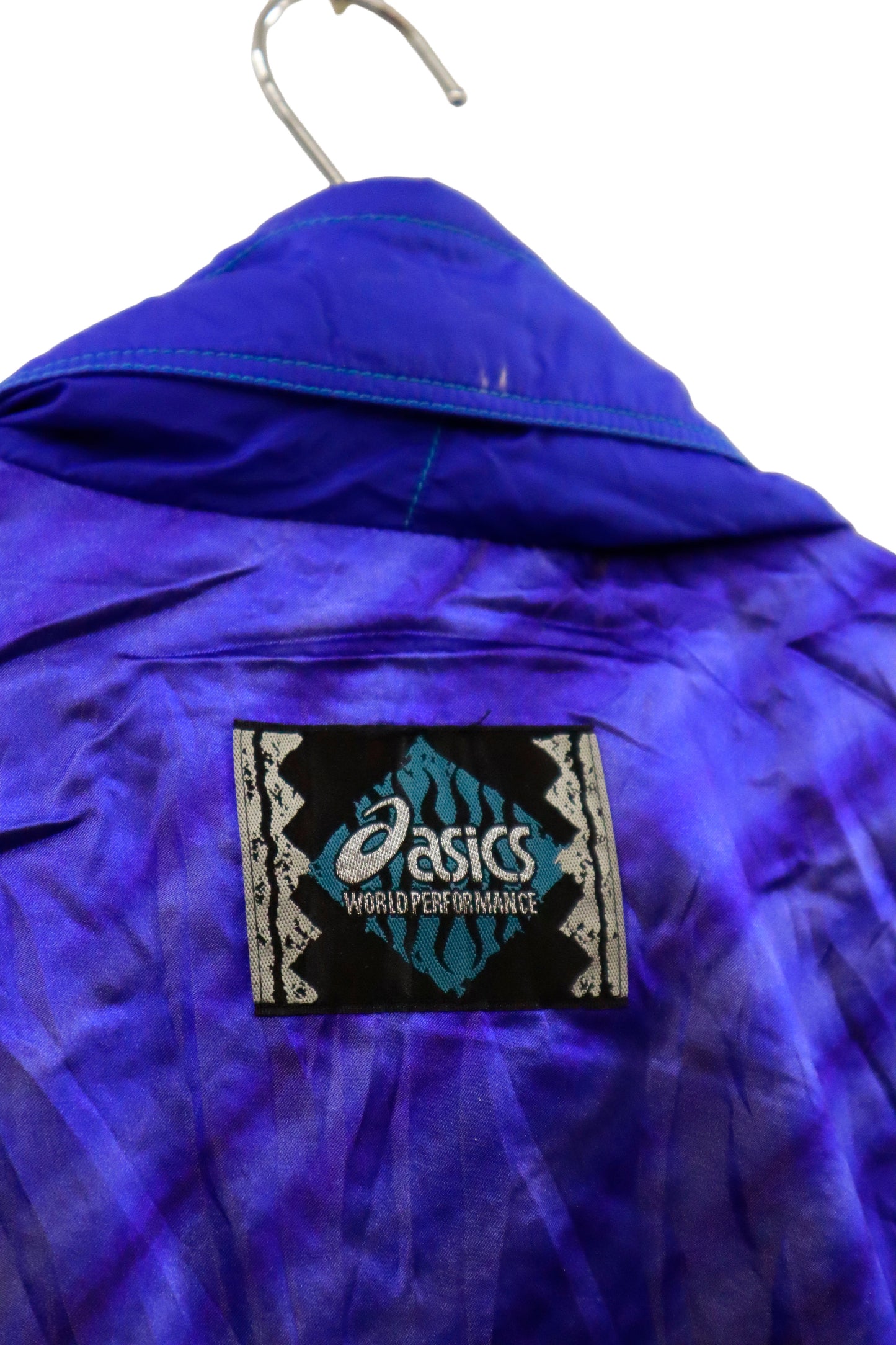 90's asics nylon jacket / NV-［2601-012］