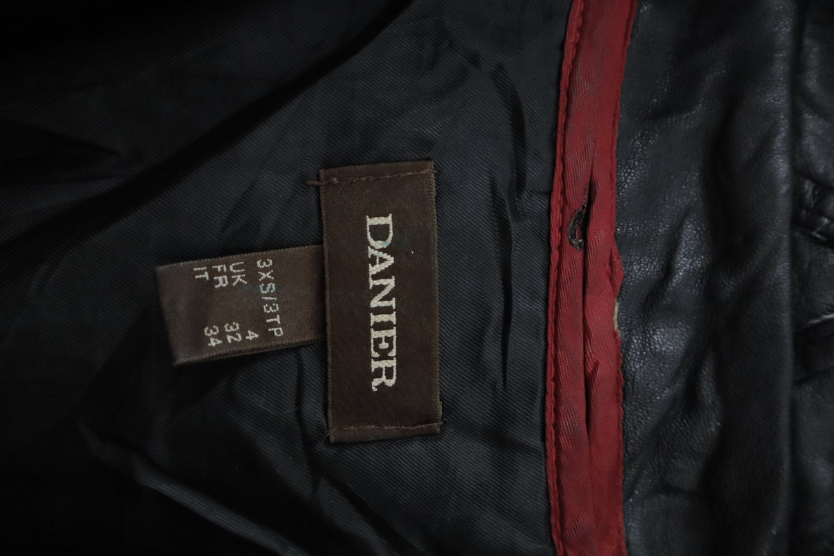 lace leather jacket/RM-［2608-104］