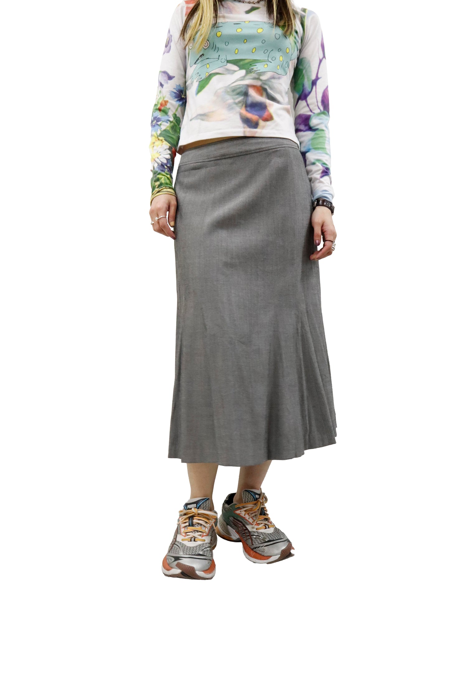 mermaid line skirt/U-［2605-008］