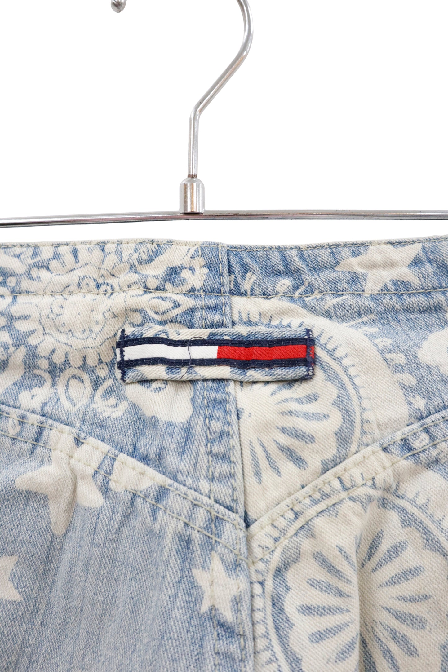 graphic denim pants/U-［2602-002］