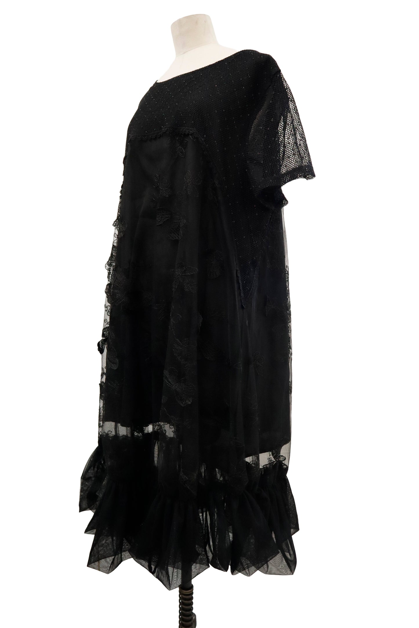 mesh frill dress/RM-［2602-109］