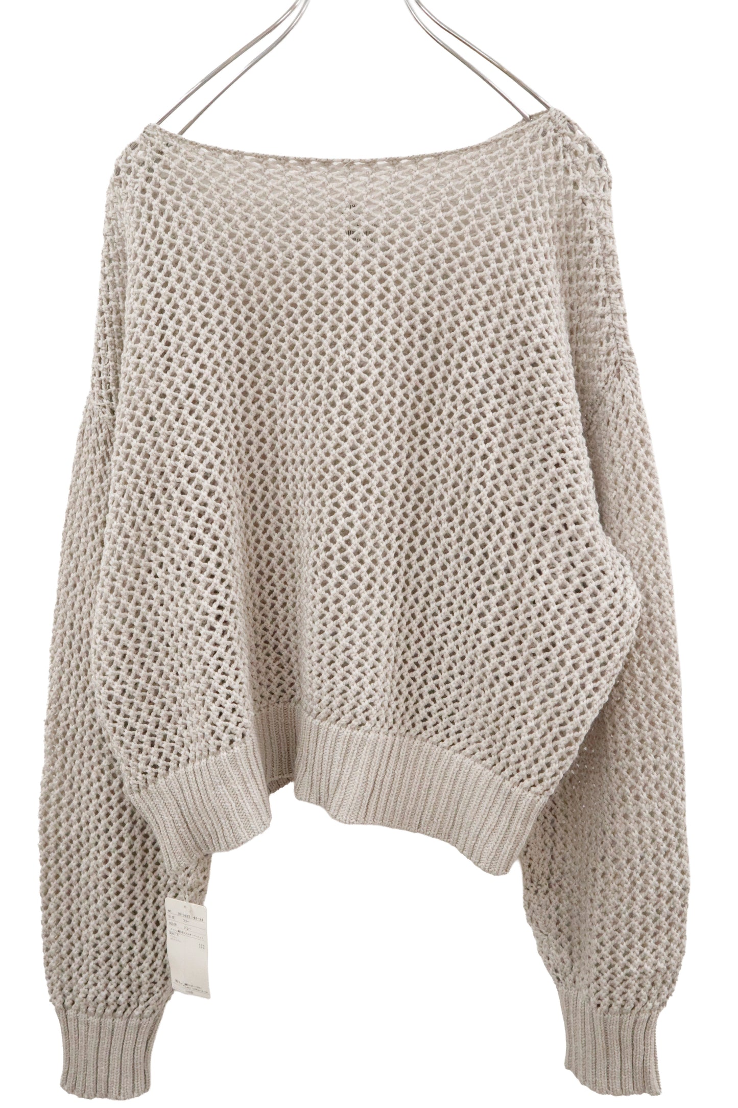 mesh knit tops/U-［2602-031］