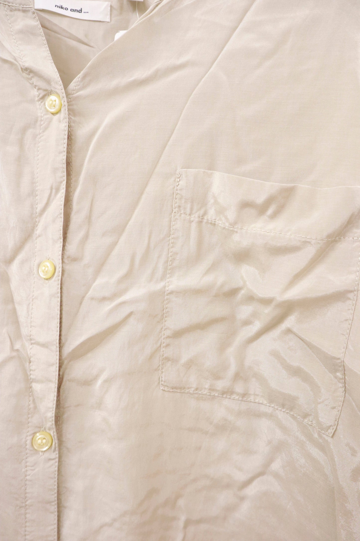 no collar shirt/U-［2511-024］