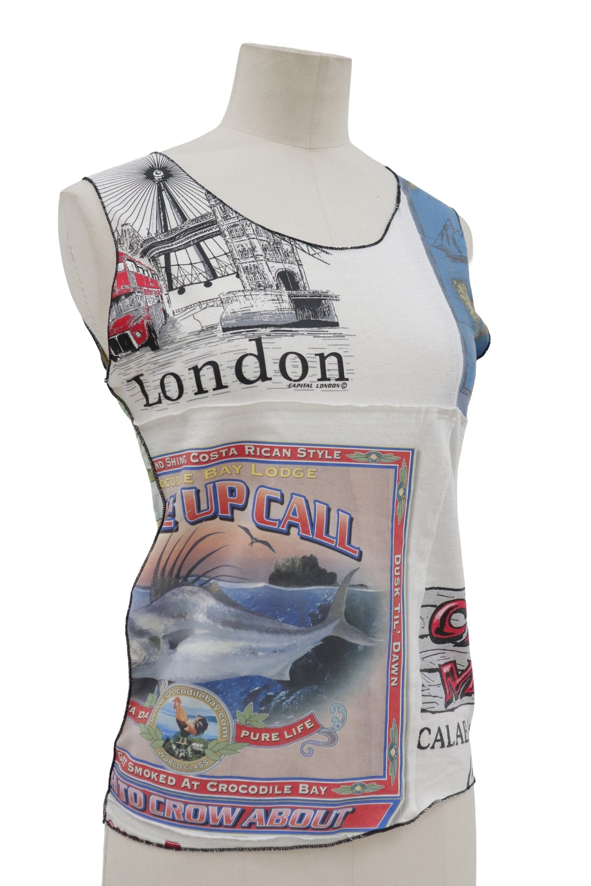 graphic tank top/RM-［2608-065］