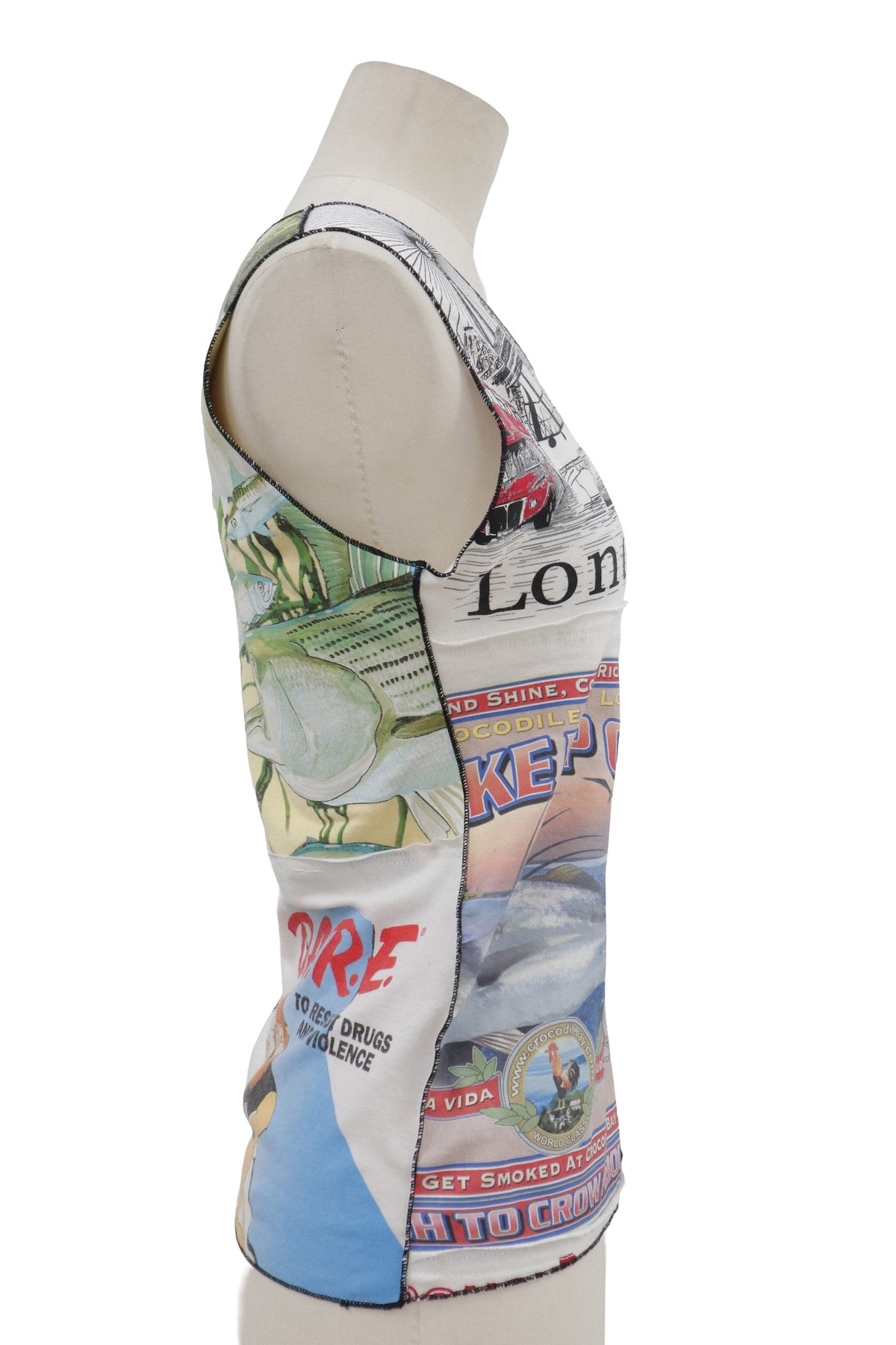 graphic tank top/RM-［2608-065］