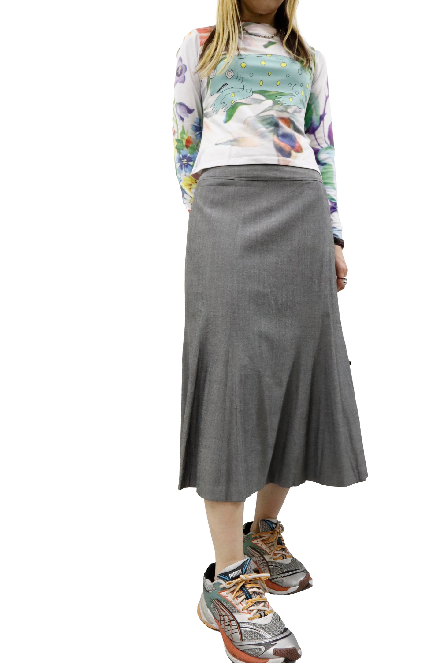 mermaid line skirt/U-［2605-008］
