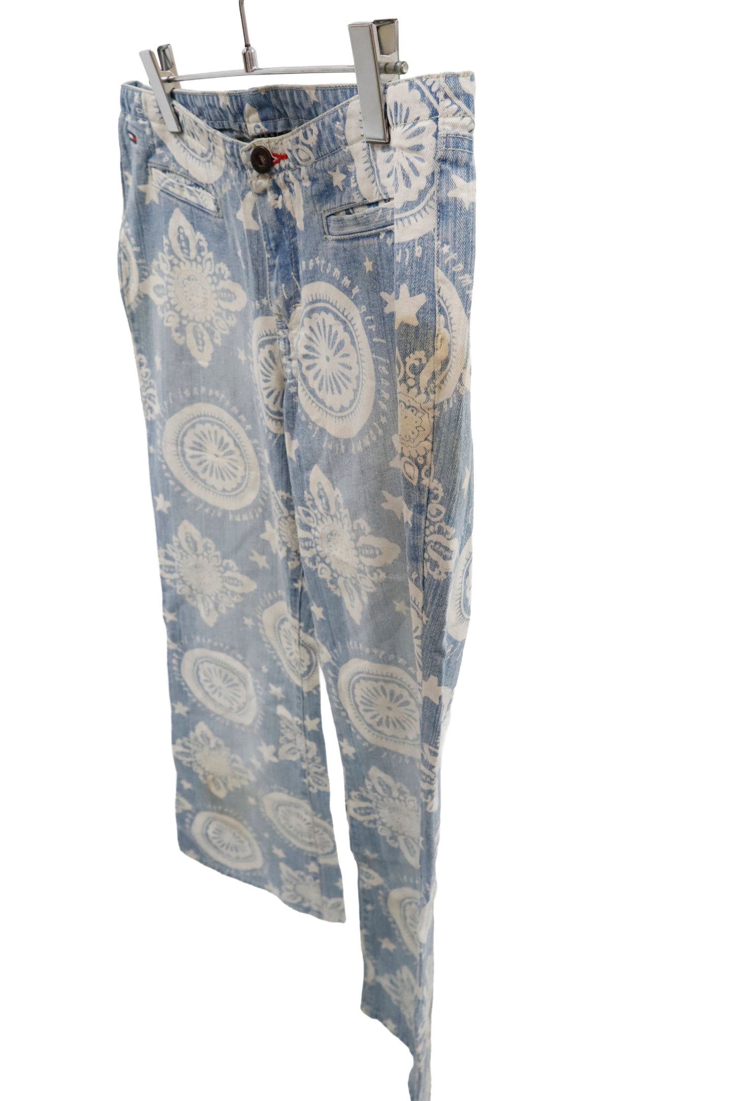 graphic denim pants/U-［2602-002］