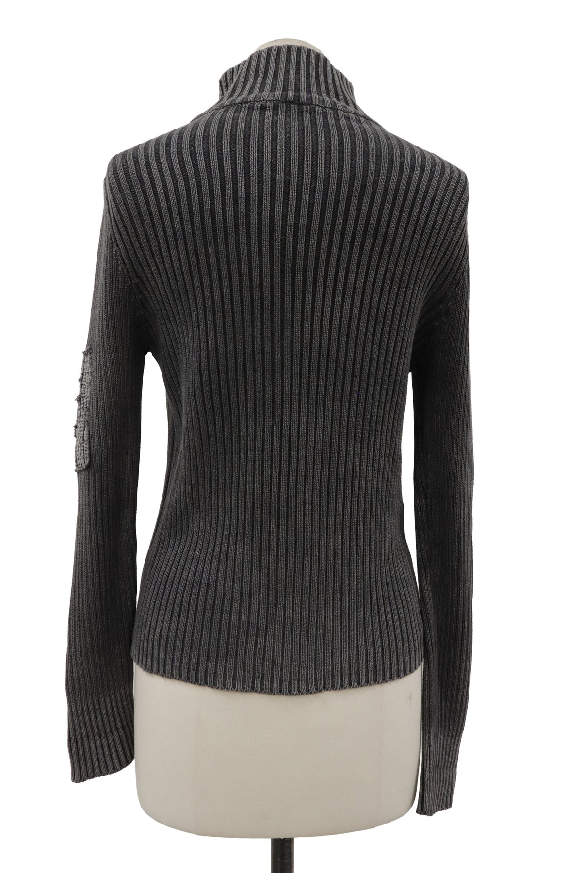 rib knit zip outer/RM-［2608-038］