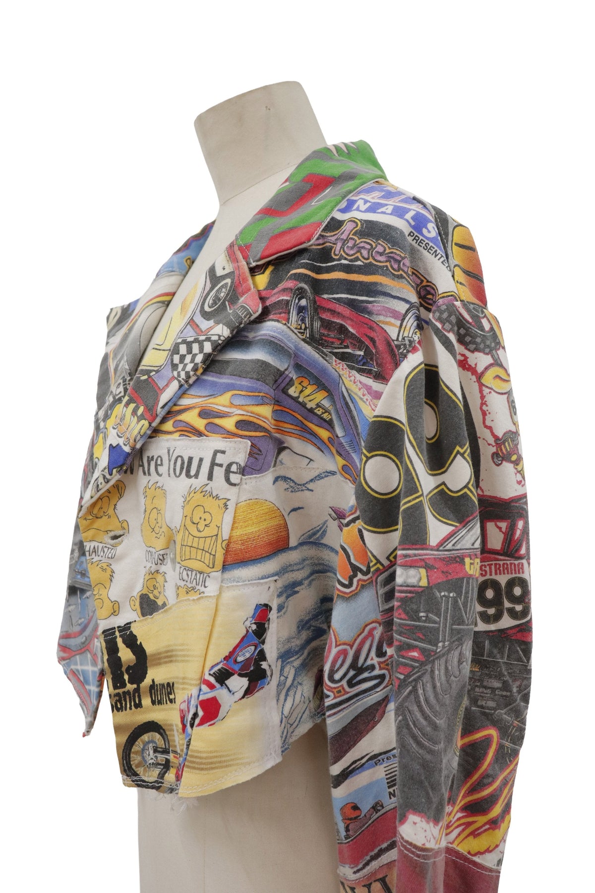 patchwork jacket/RM-［2608-095］