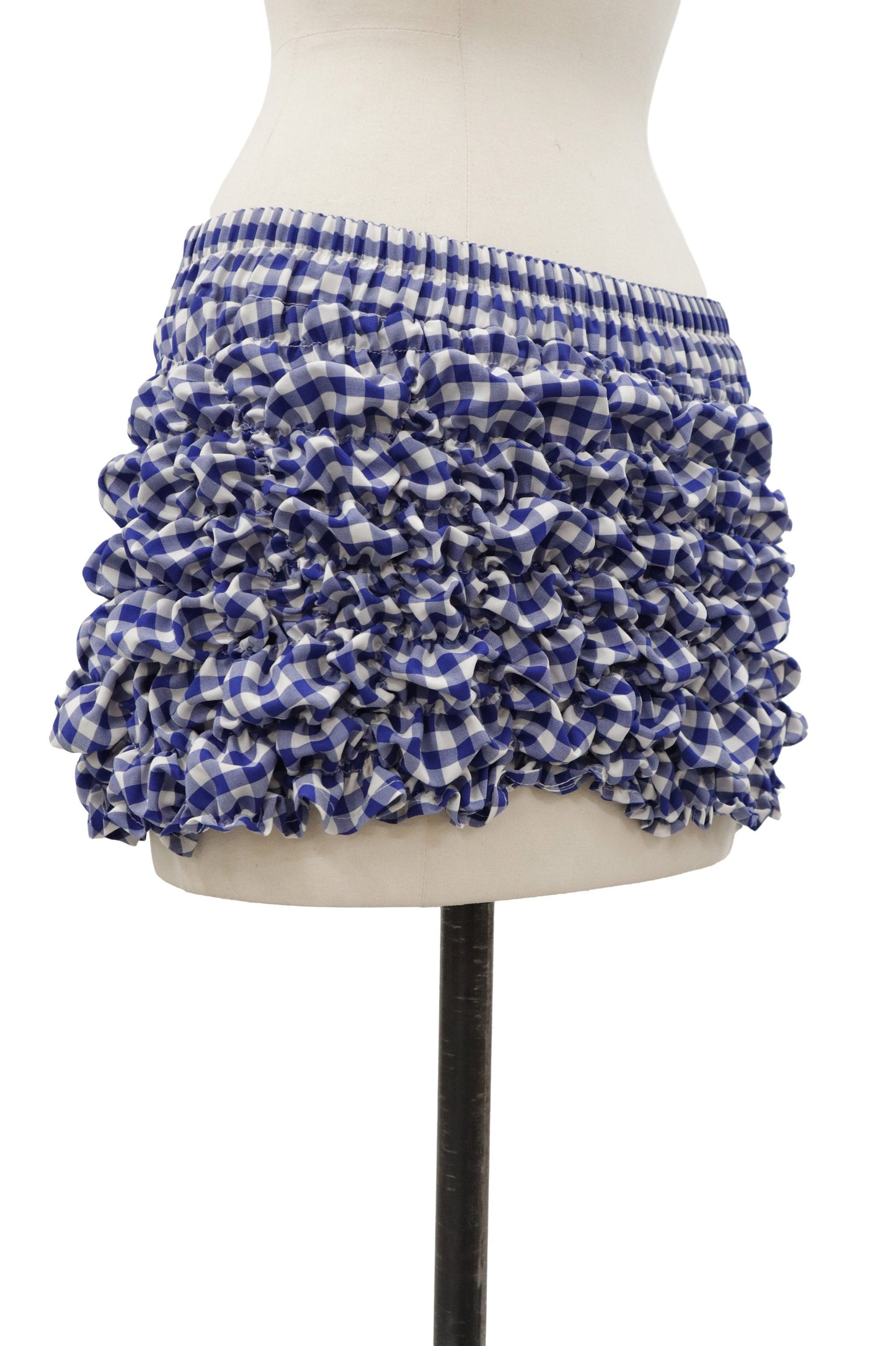 gingham skirt/KUSHA KUSHA PLAN/RM-［2607-055］