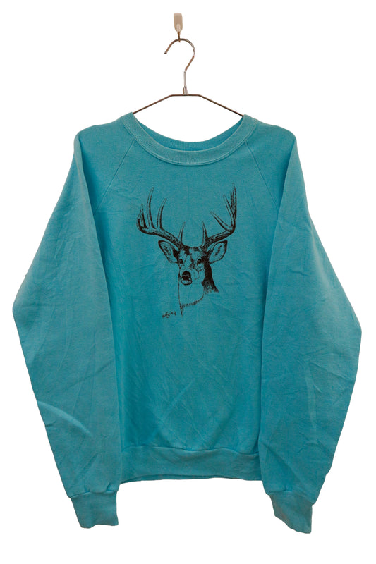 80's raglan sleeve sweatshirt / NV-［2601-002］