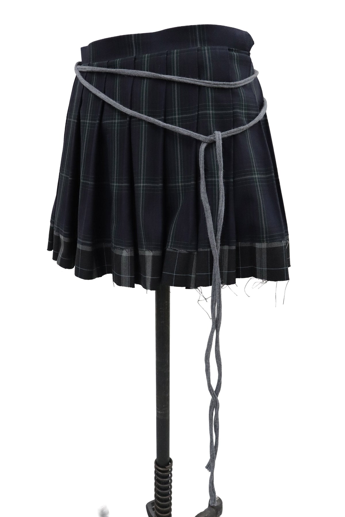 Docking pleats mini skirt/RM-［2608-039］