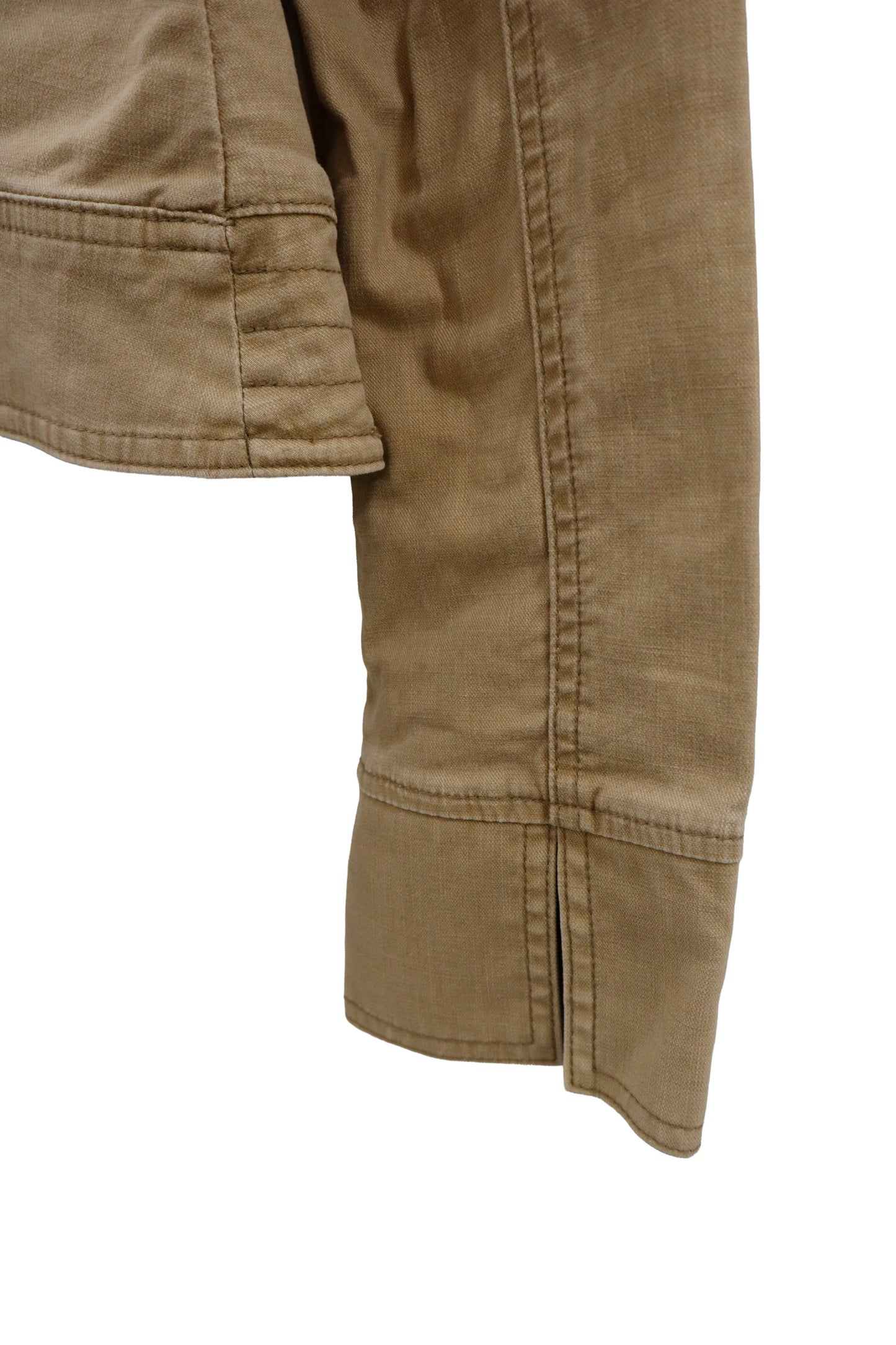 Vintage Washed Ruffle Twill Jacket /U-［2601-056］