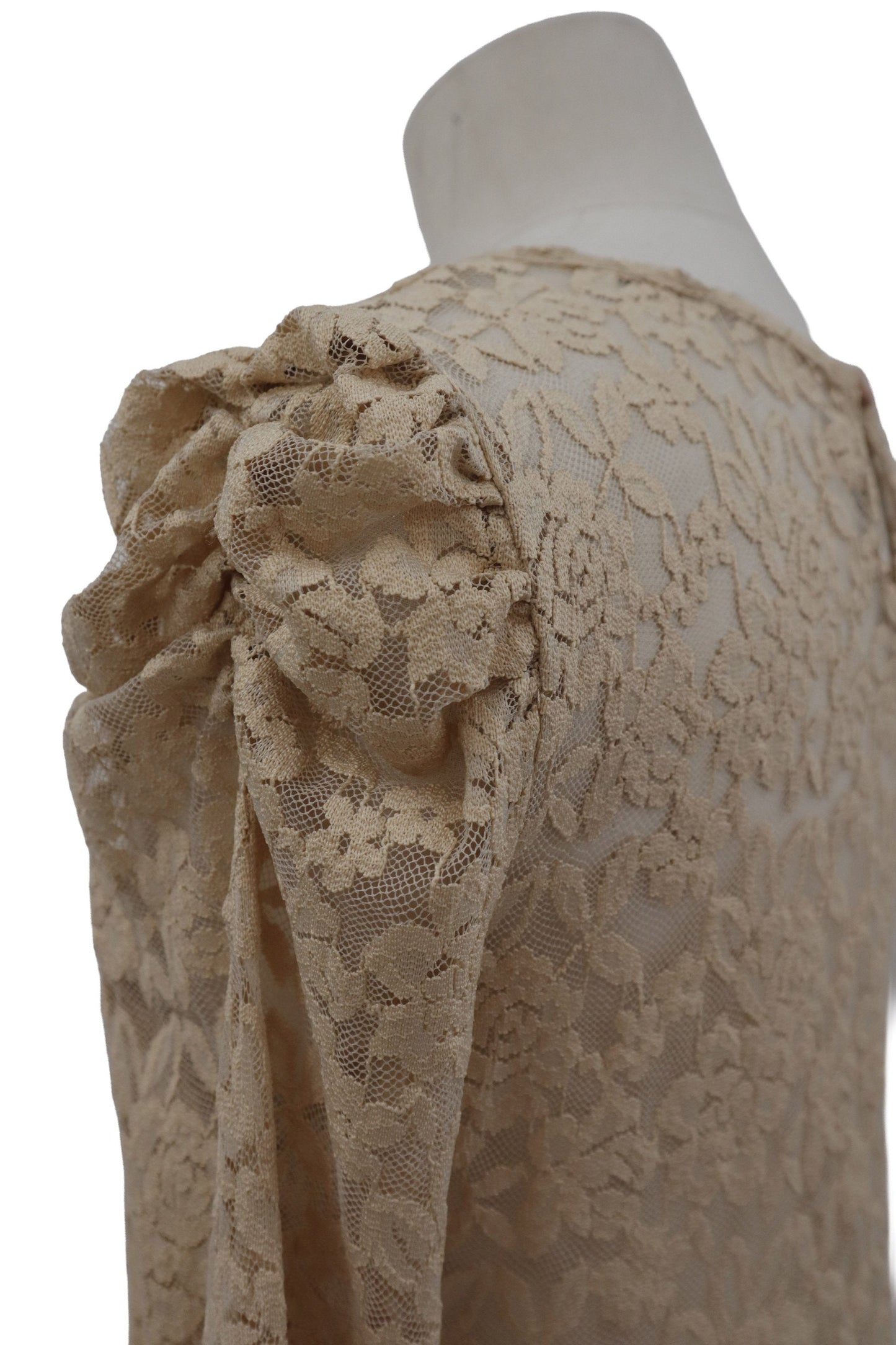 lace puff shoulder top/RM-［2607-021］