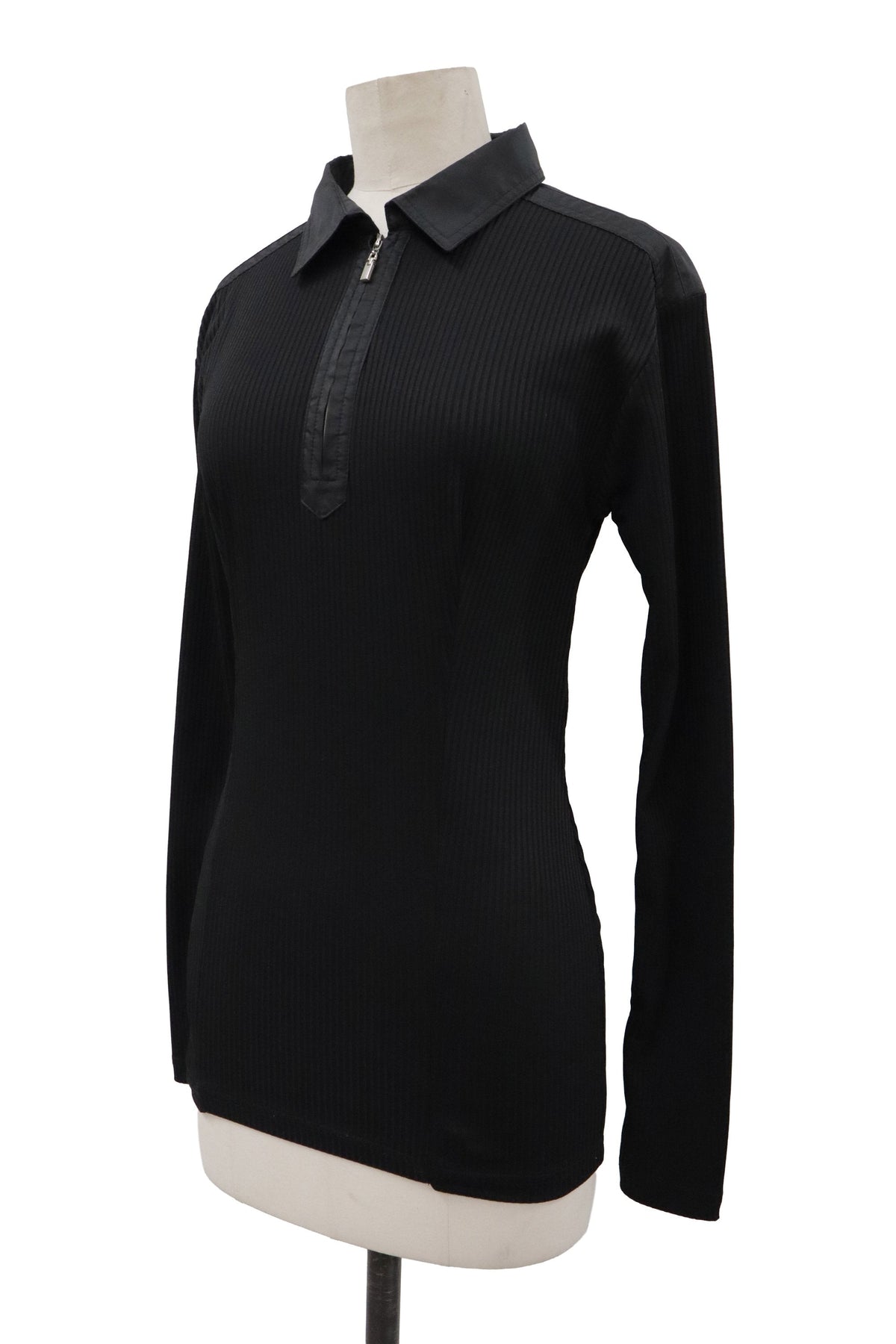 half zip rib tops/RM-［2608-036］