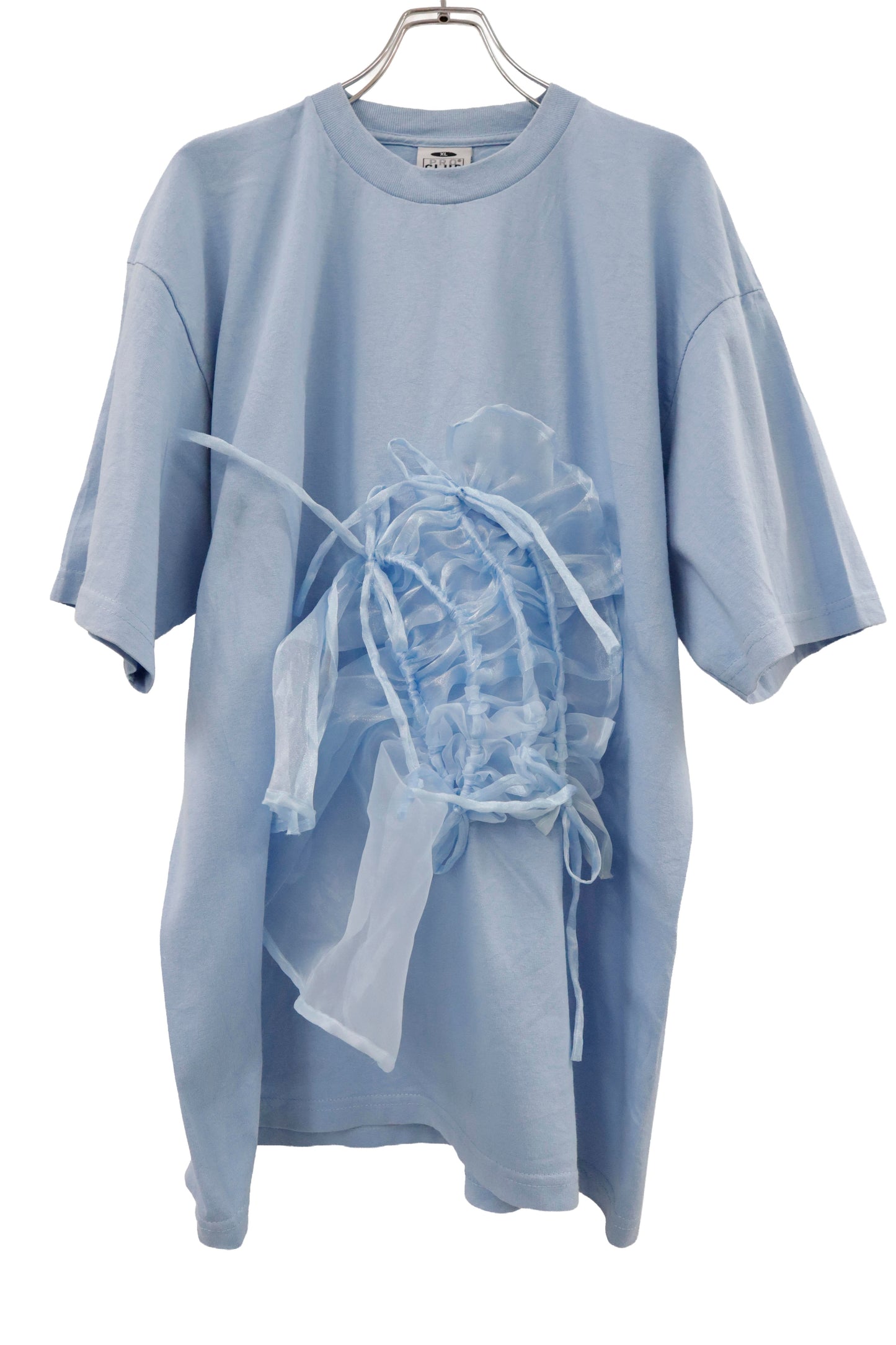 shirring ribbon tee/RM-［2605-031］