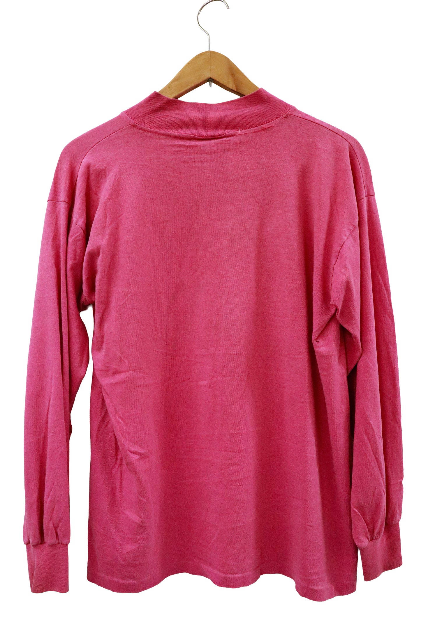 90's BEER dog mock neck L/S Tee /NV-［2601-045］