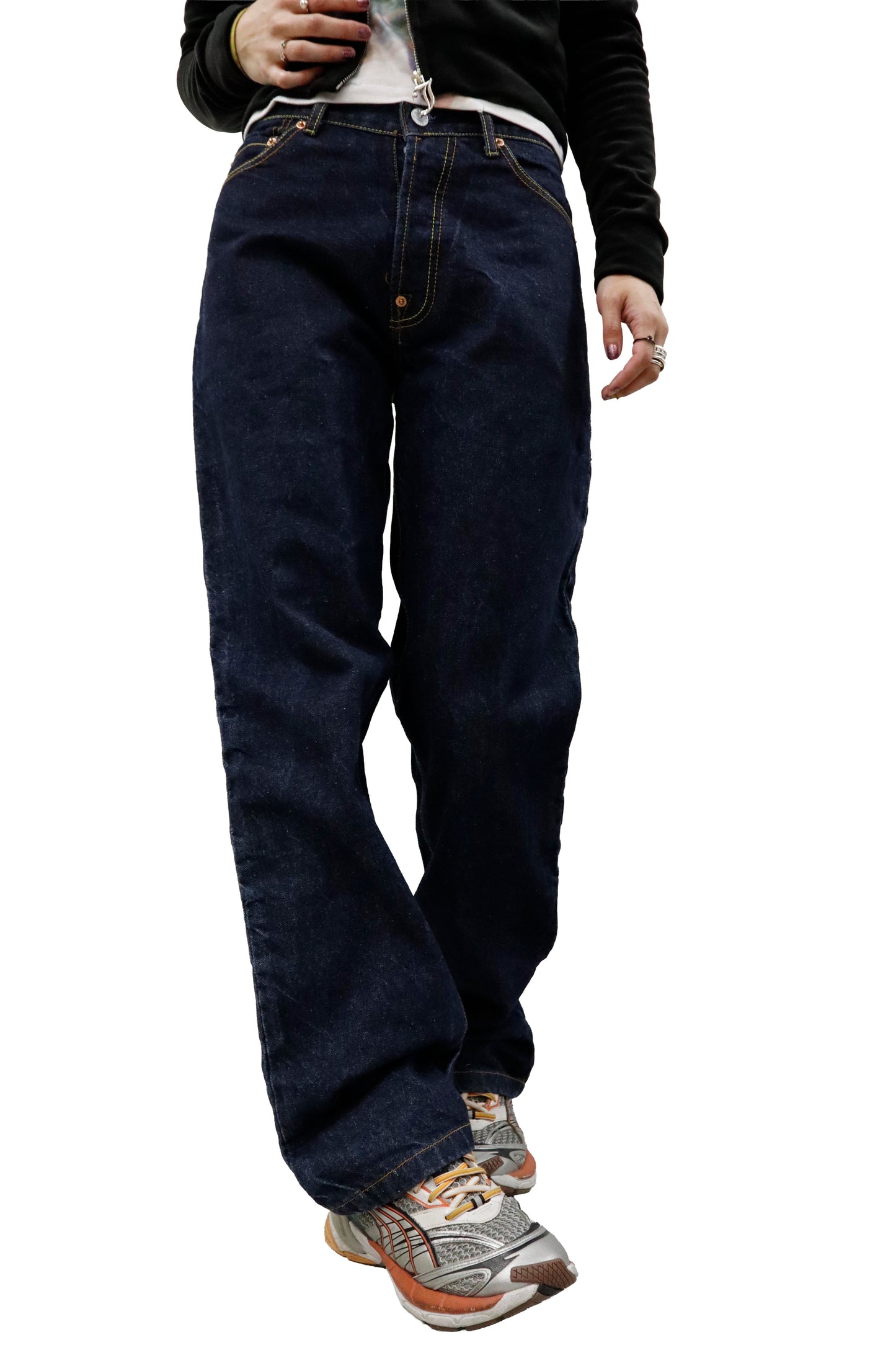 EVISU paint denim pants/U-［2605-004］