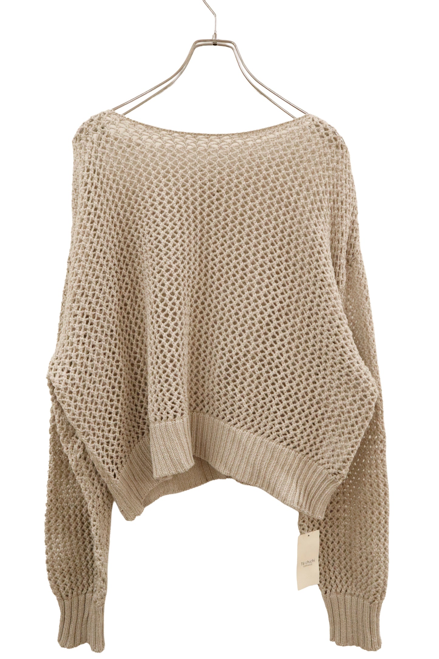 mesh knit tops/U-［2602-031］