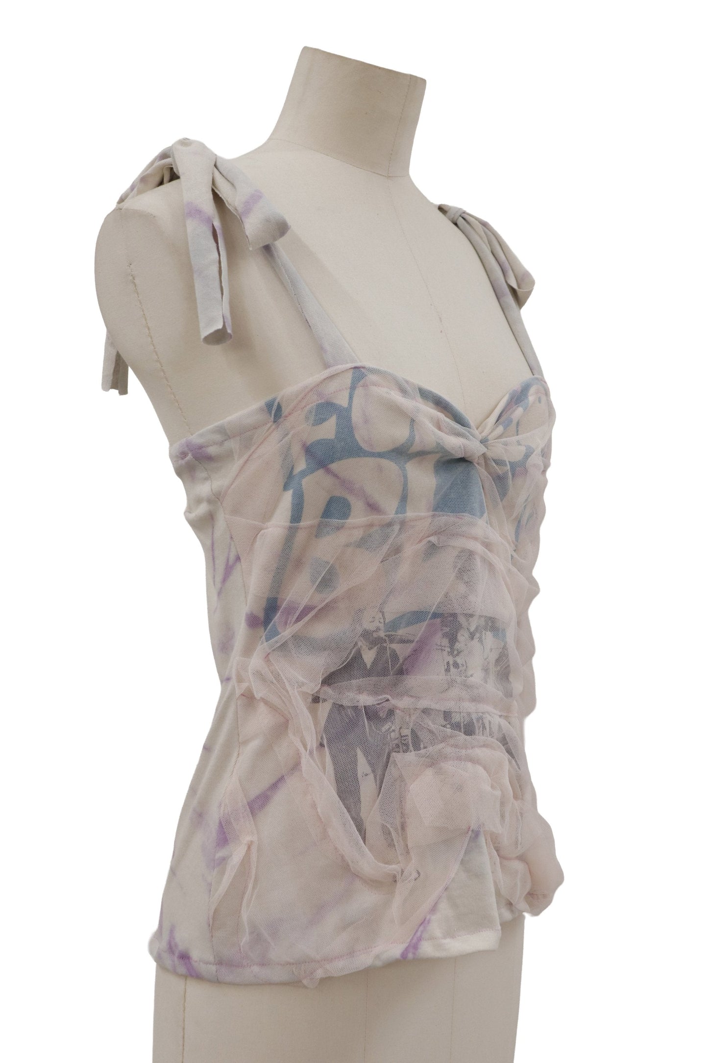 tie-dye one shoulder camisole/RM-［2607-026］