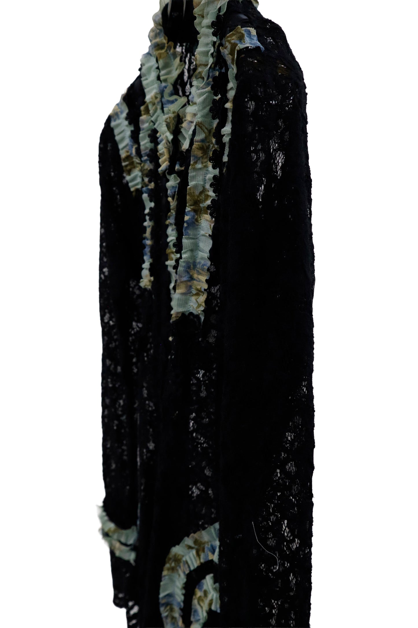 frill lace shirt/RM-［2604-035］