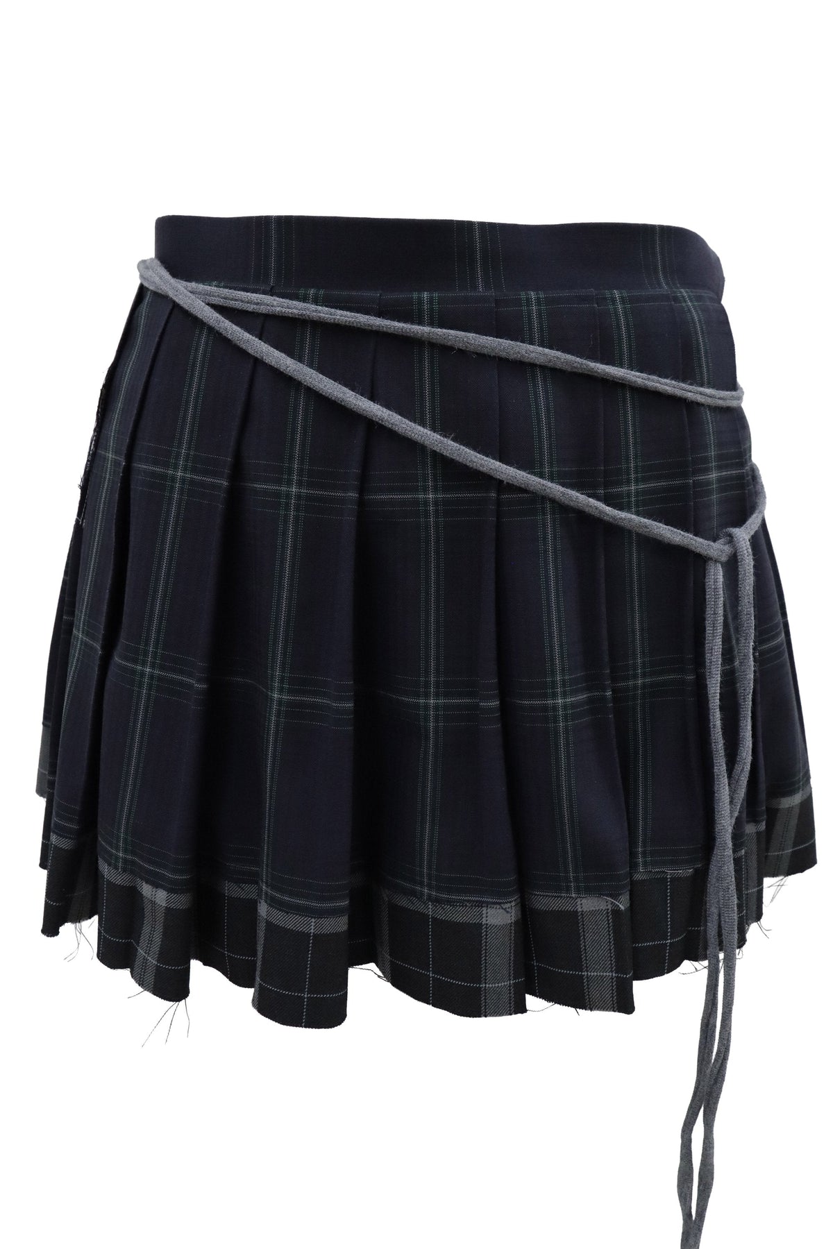 Docking pleats mini skirt/RM-［2608-039］