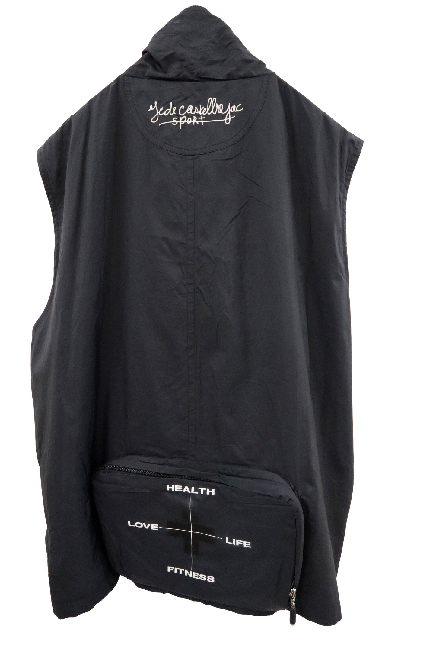 nylon graphic vest/U-［2602-033］