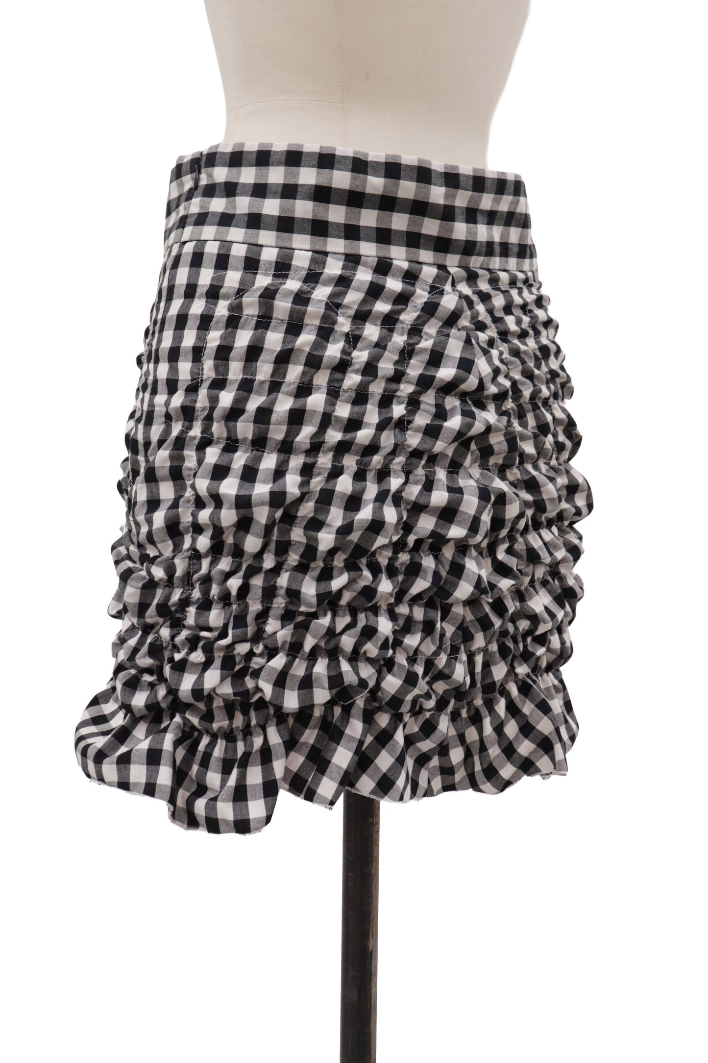 gingham skirt/KUSHA KUSHA PLAN/RM-［2607-053］