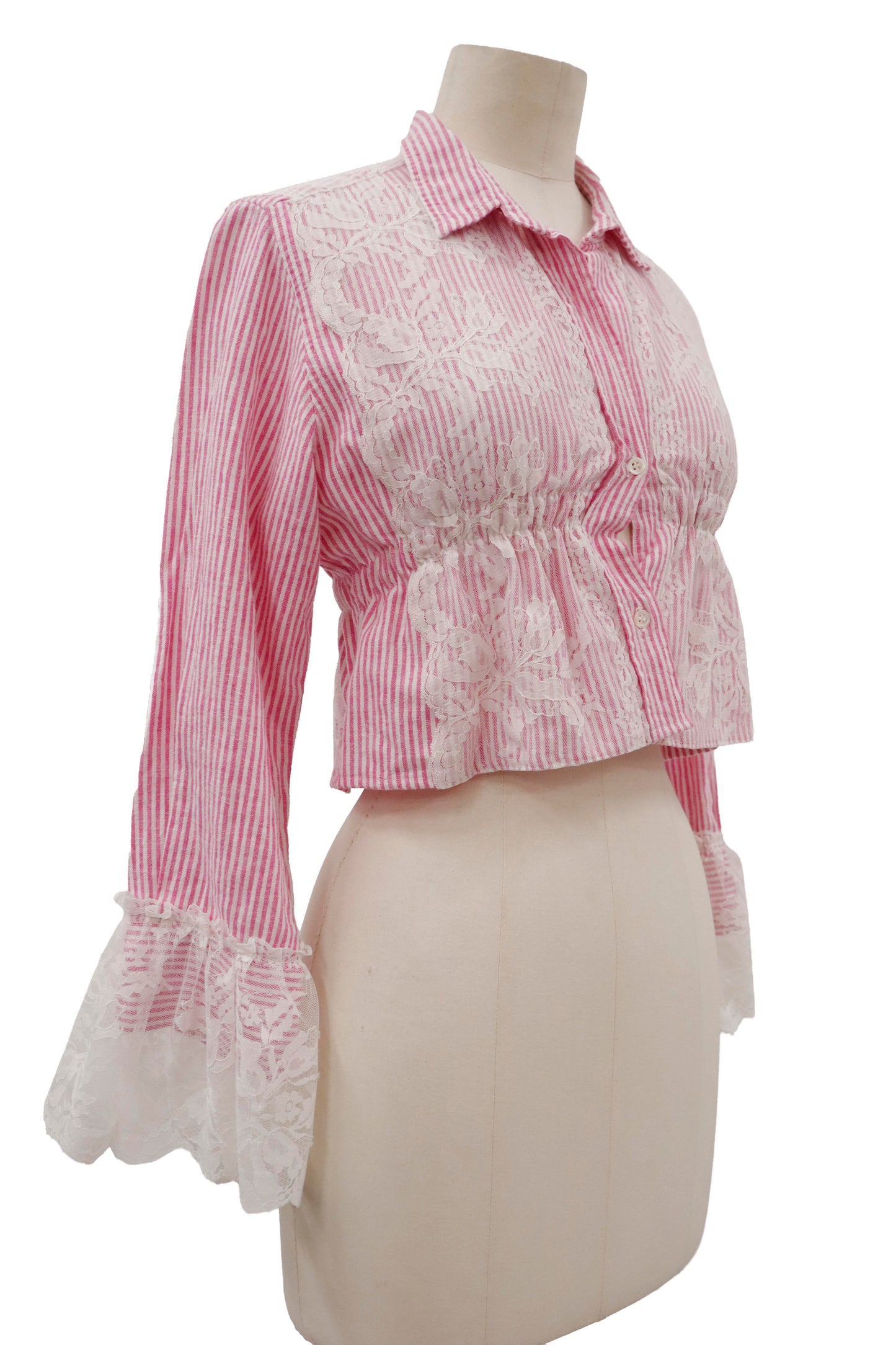 lace docking shirt/RM-［2605-048］