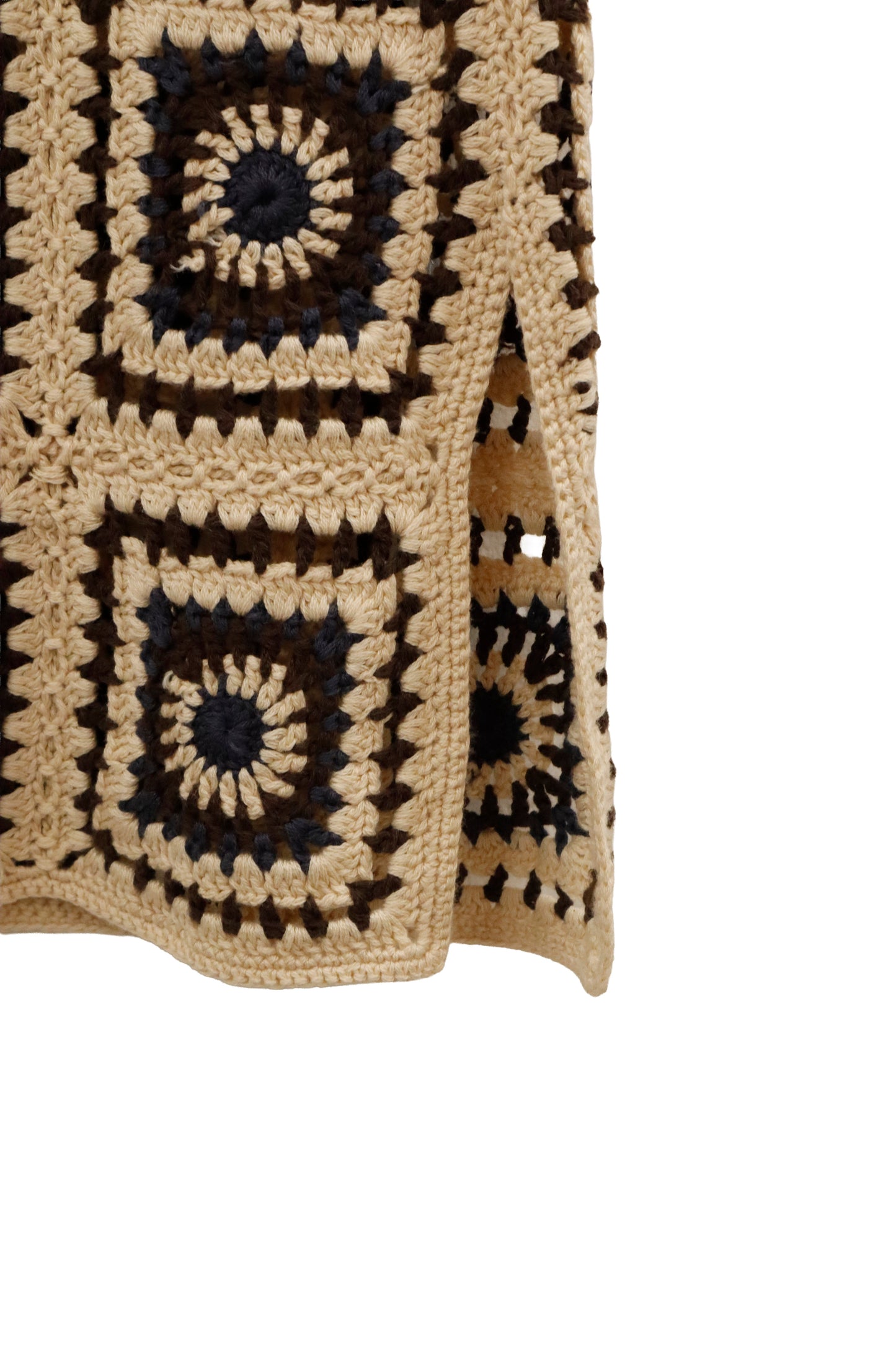 Crochet Panel Skirt/U-［2602-028］