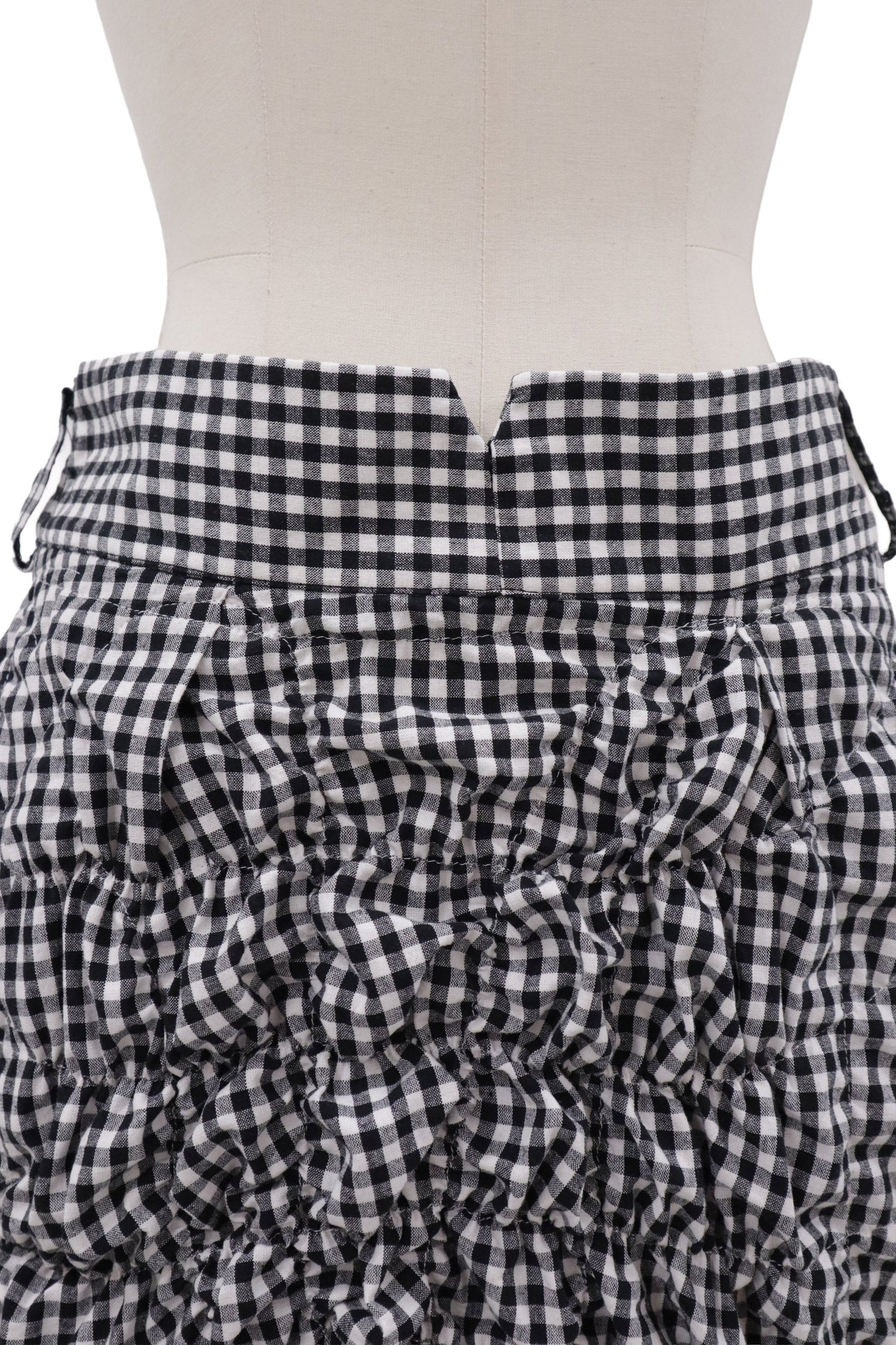 gingham mini skirt/KUSHA KUSHA PLAN/RM-［2607-052］