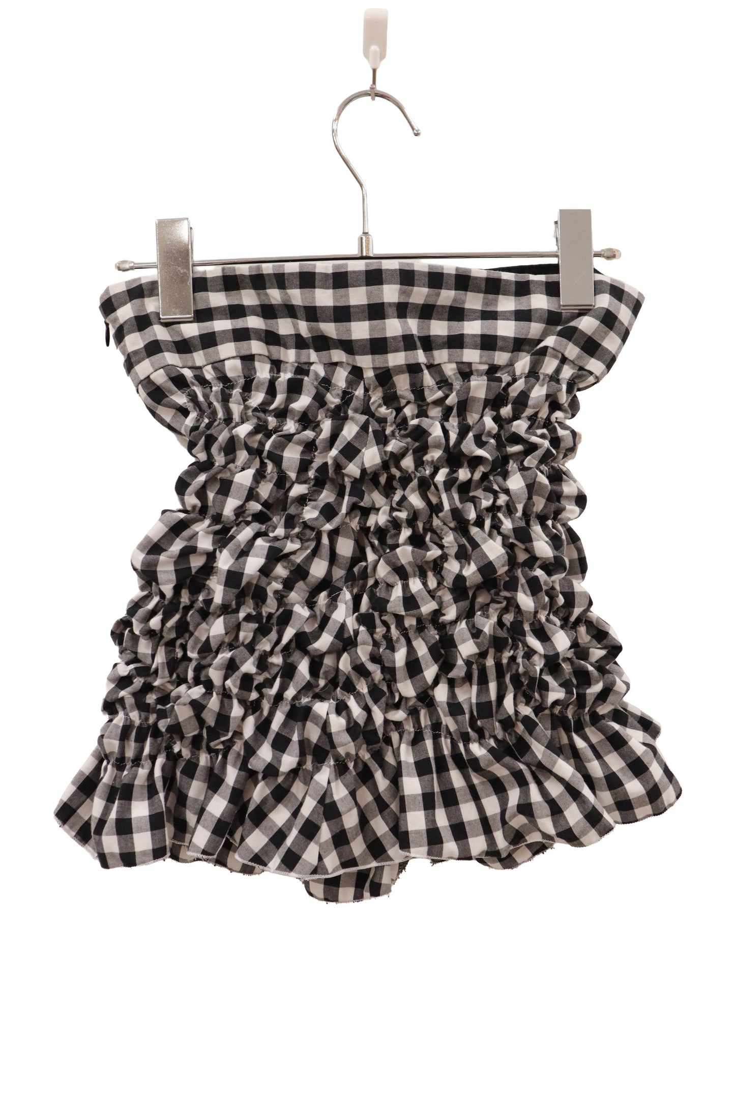 gingham skirt/KUSHA KUSHA PLAN/RM-［2607-053］
