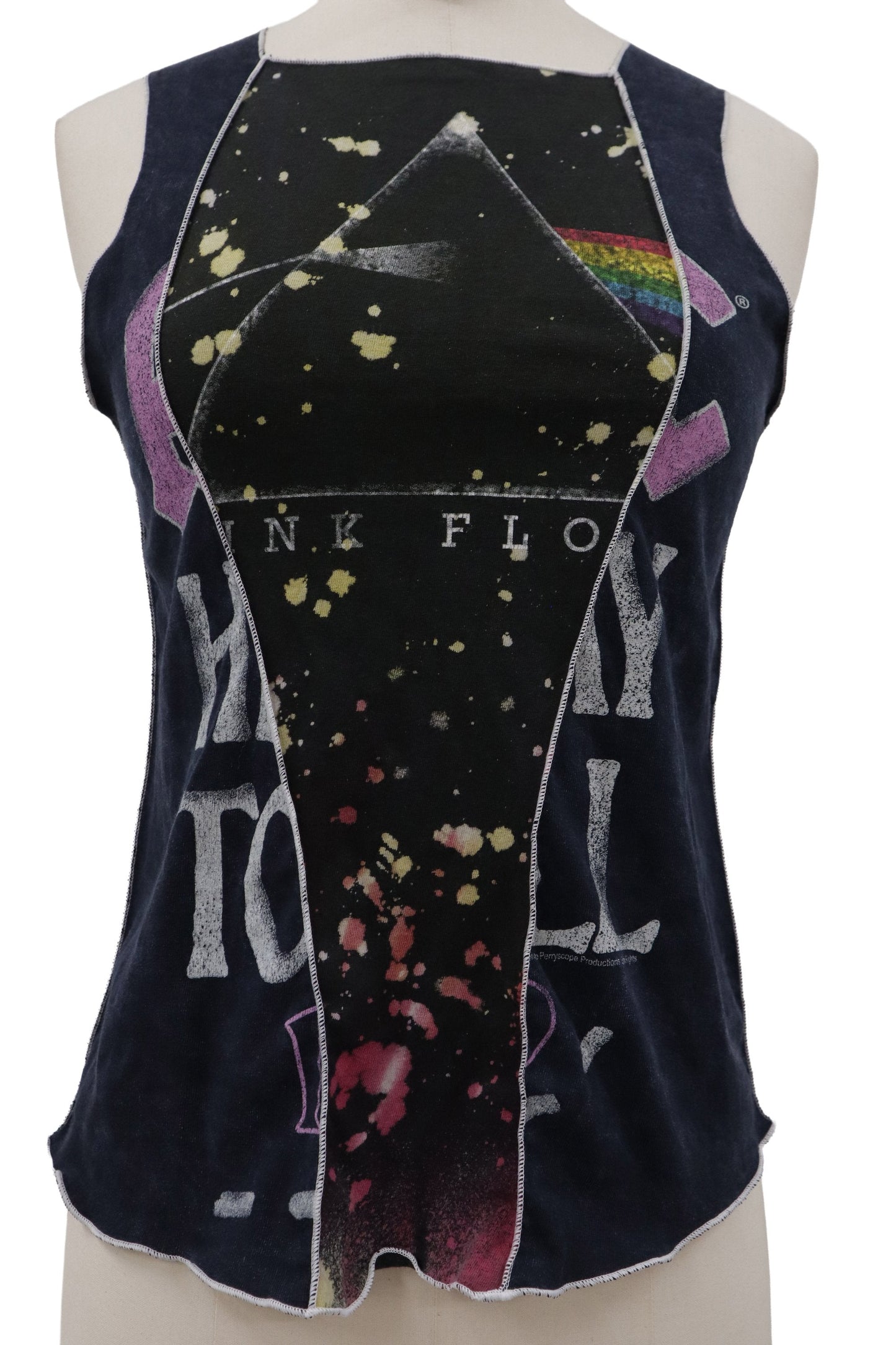 Pink Floyd colorblock tank/RM-［2607-030］