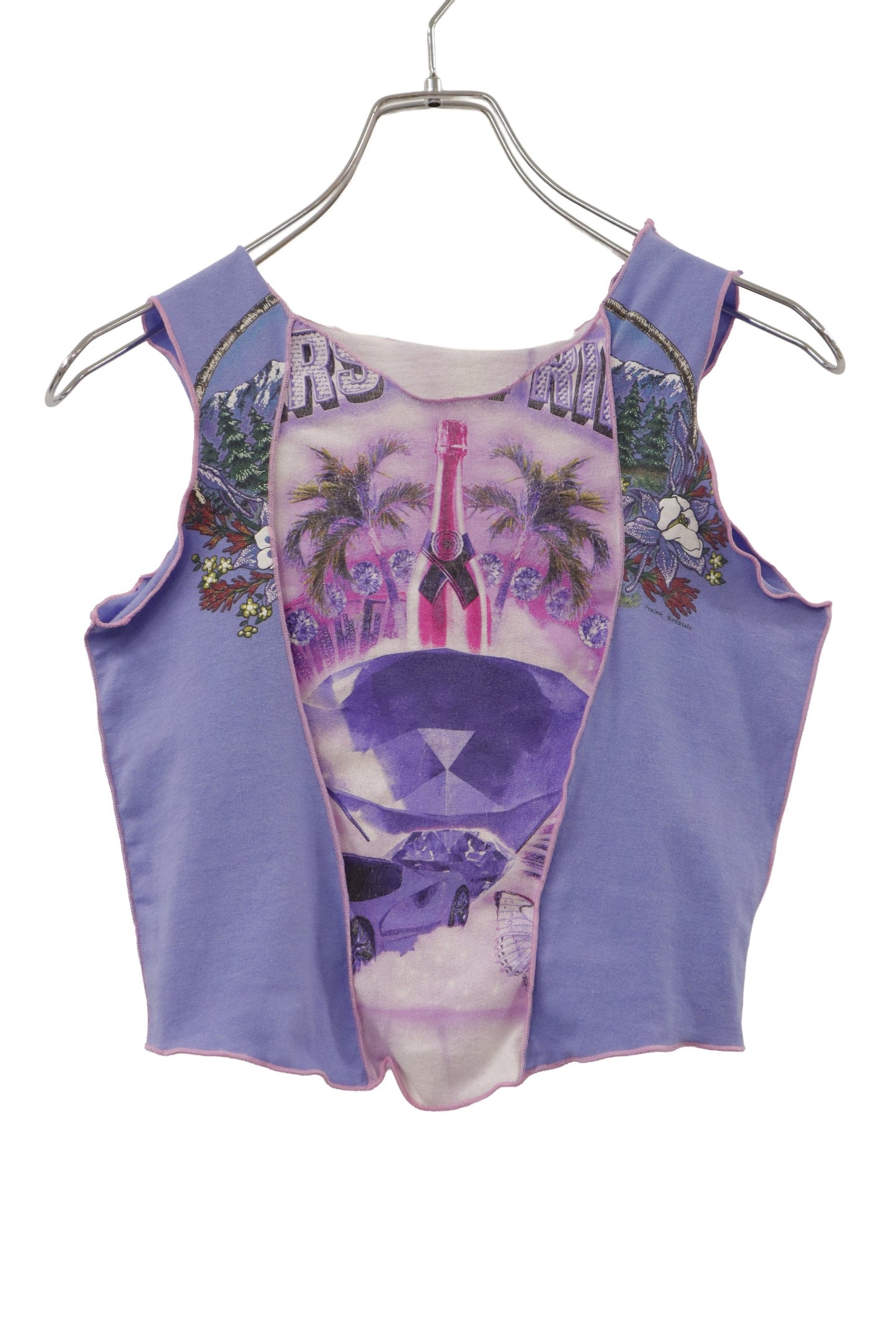 Y2K print docking tanktop/RM-［2606-019］