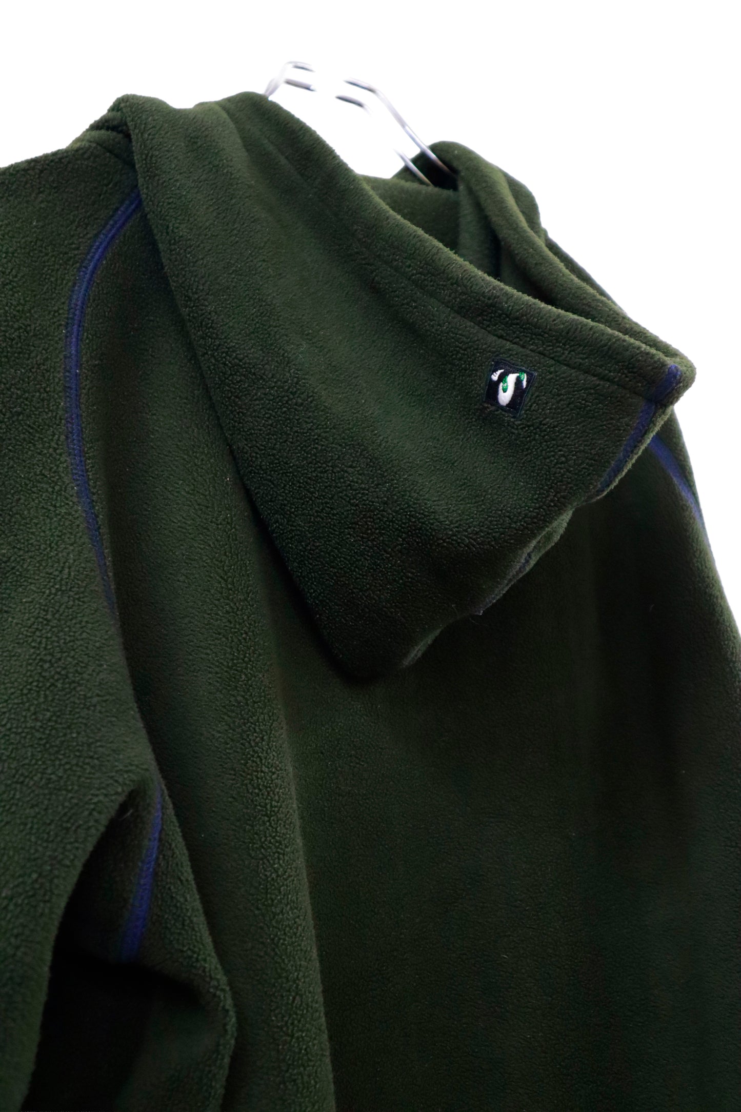 90's SONIC half zip fleece hoodie/NV-［2511-140］